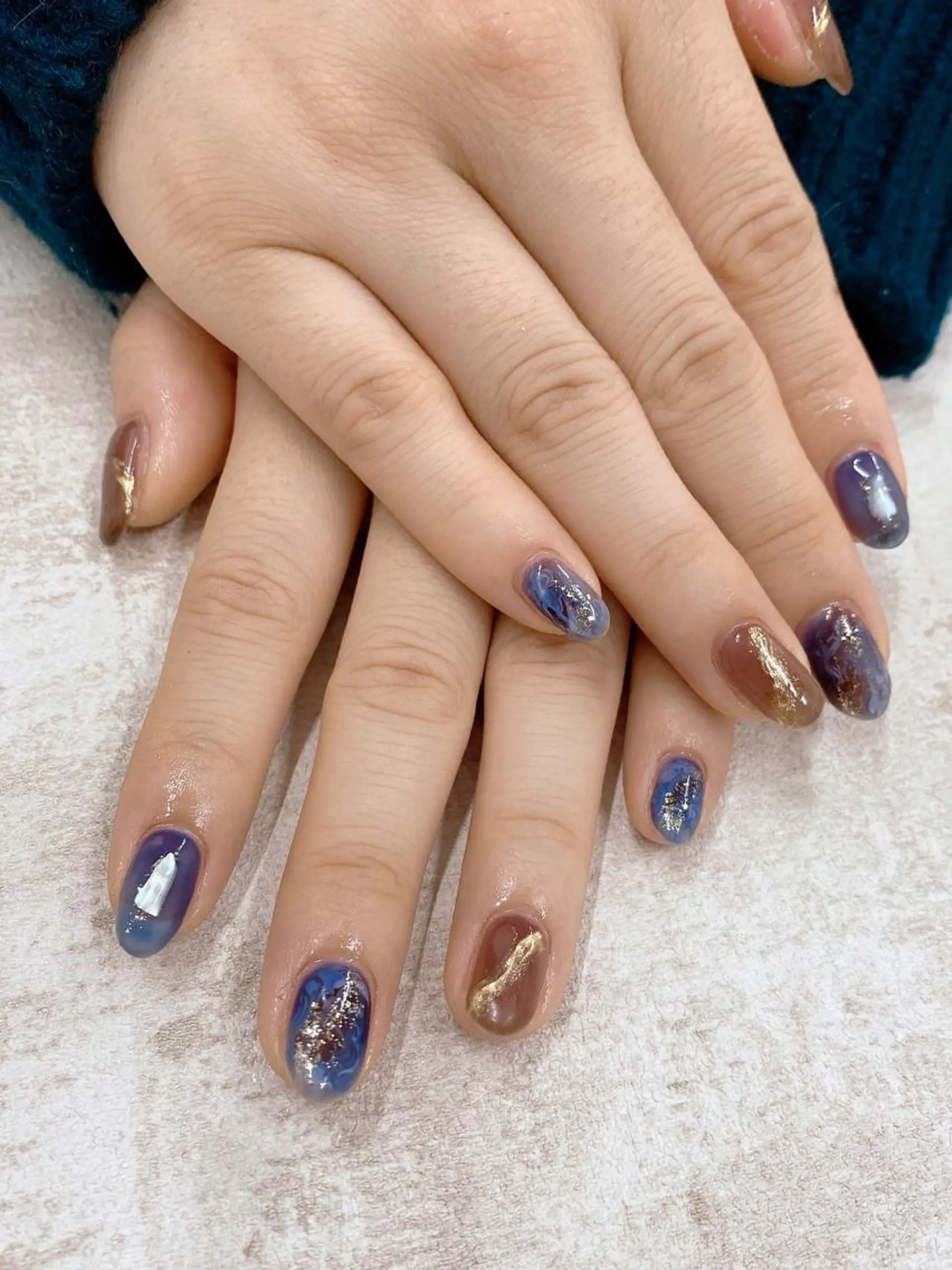 ネイル ニュアンスネイル Romine アイラッシュ&ネイルのマツエク・マツパデザイン