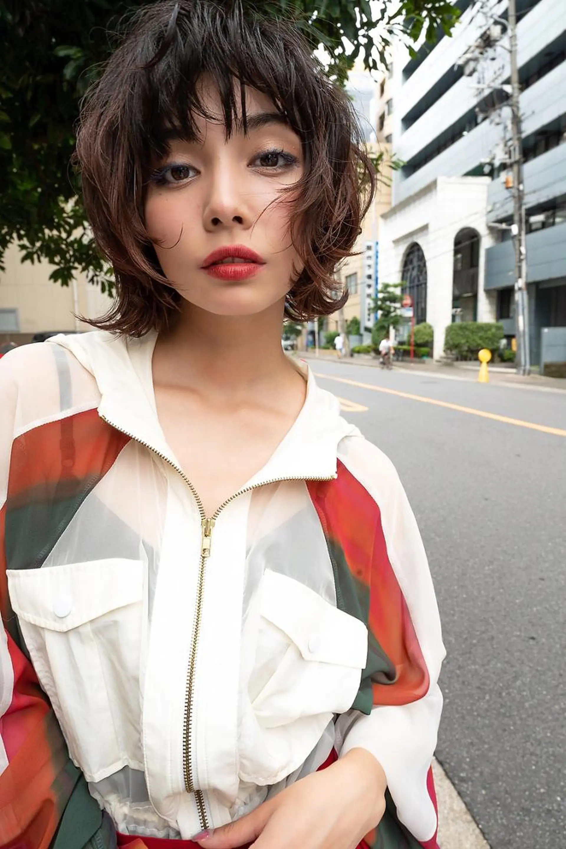 ショート カラー ショートボブ ボブ レイヤーカット ショートヘア ウルフカット カット トリートメント ANGELICA 天理店のヘアスタイル