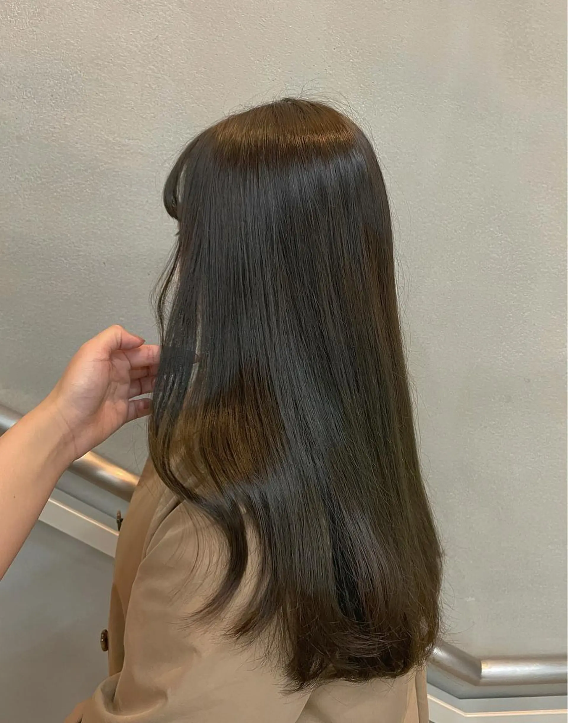 ロング カラー ベージュカラー オリーブベージュ 沖縄/ヘアアレンジ /ナカノのヘアスタイル