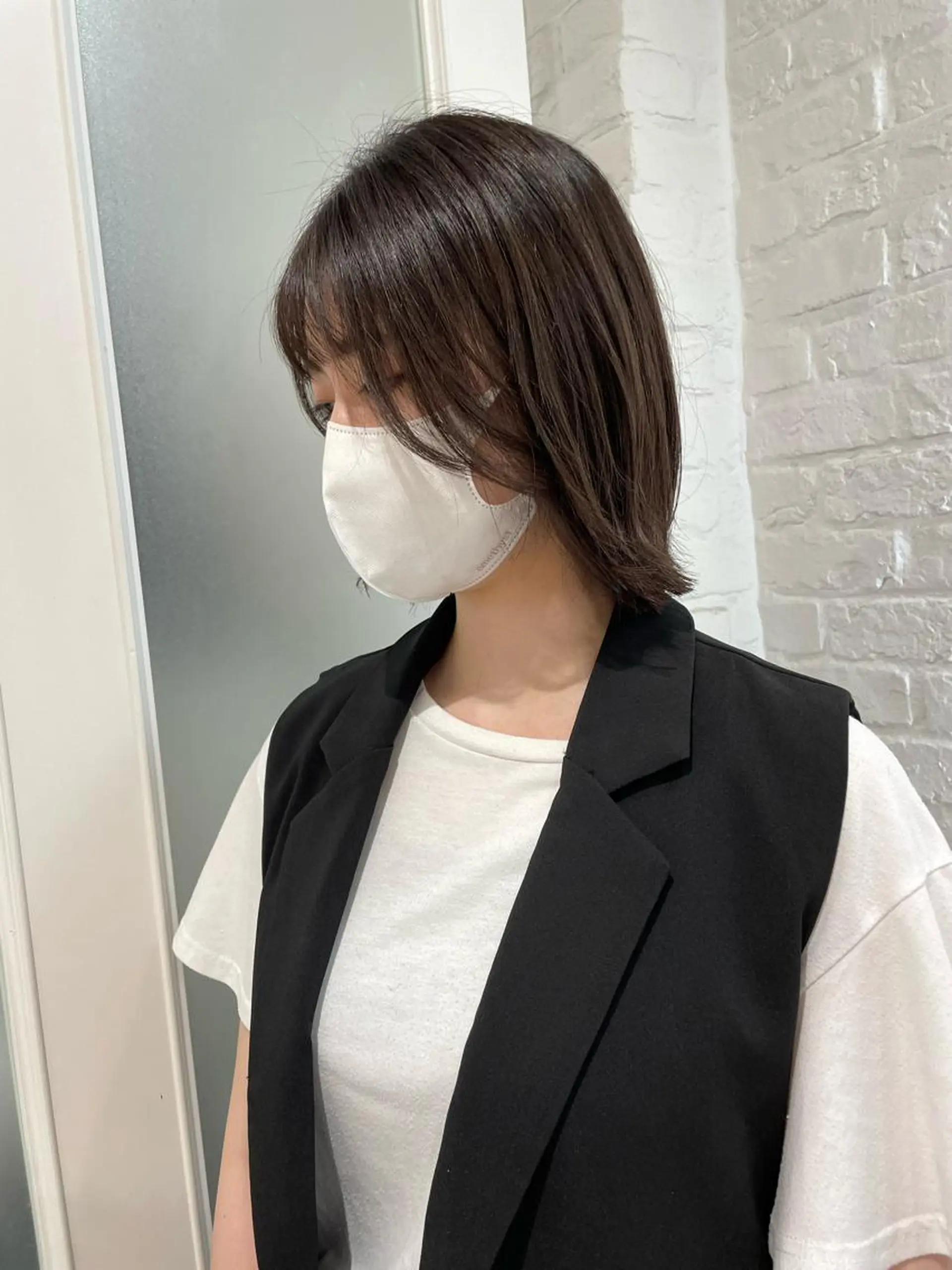 ミディアム 🧸SAKI🎀 韓国レイヤーのヘアスタイル