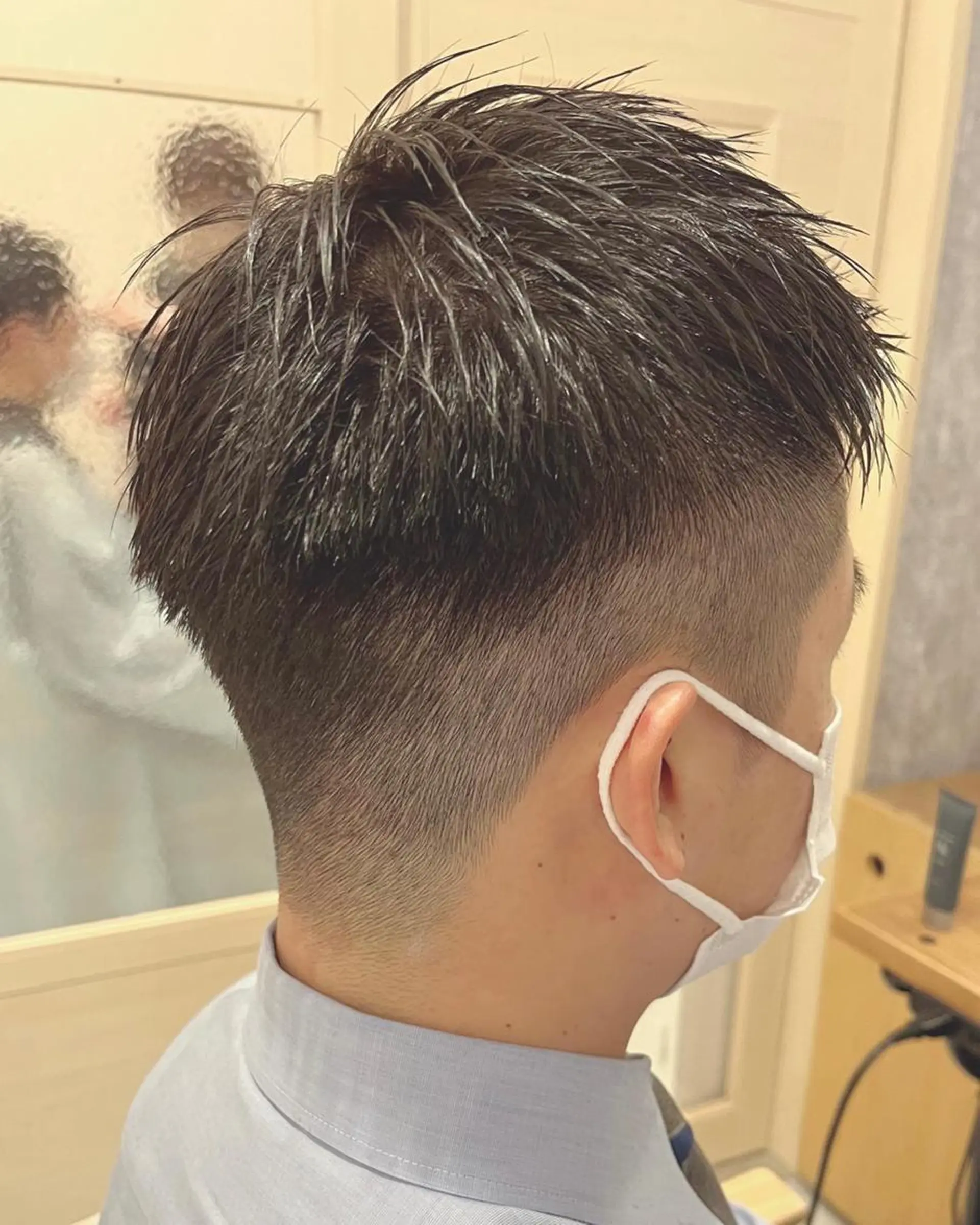ショート カラー メンズ ビジネス 学生(メンズ向け) メンズショート ツーブロック 刈り上げ 🌿ヤマグチ ユウキ🌿のヘアスタイル
