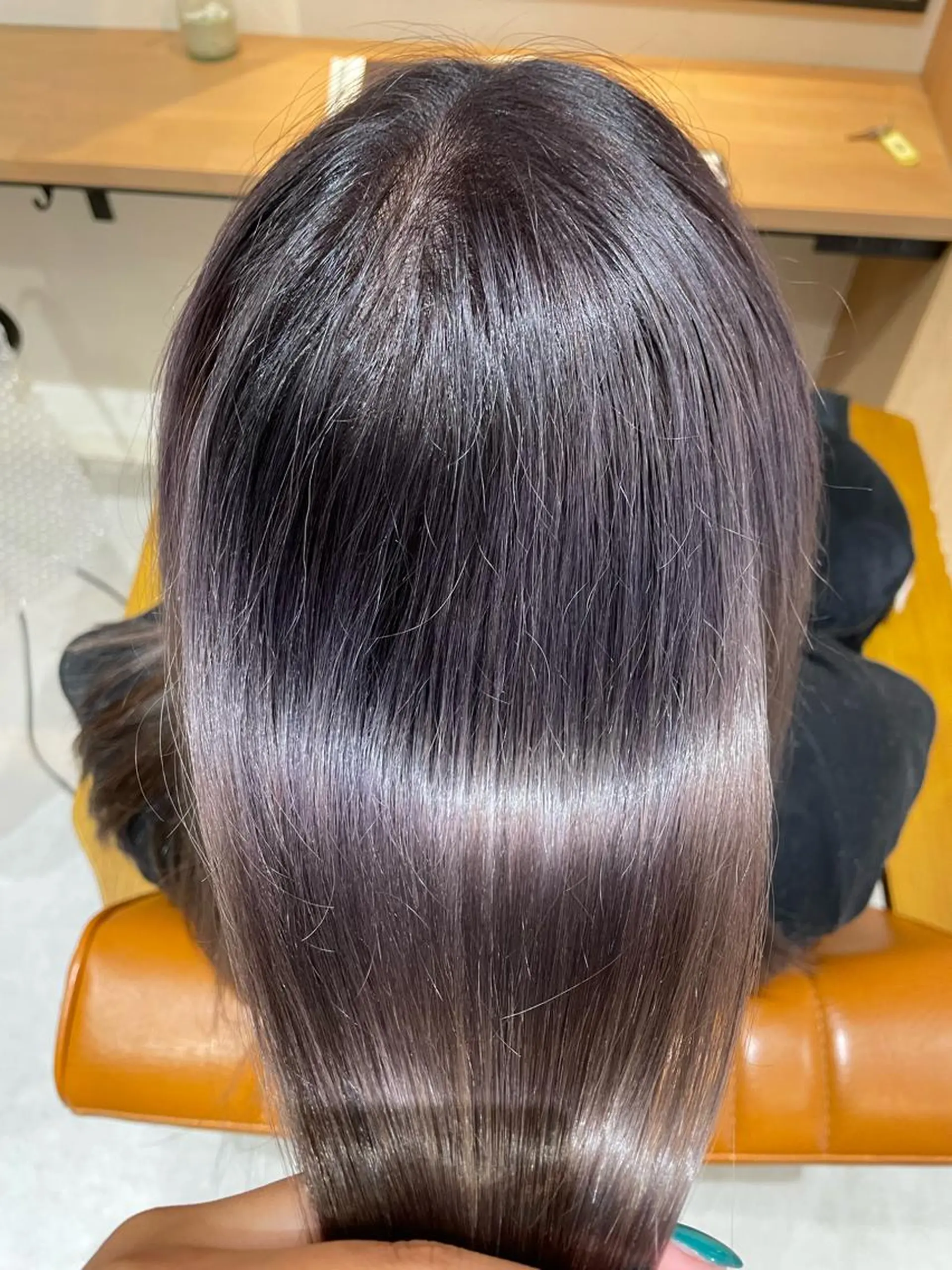 ミディアム ヘアカラー 中田 サヤカのヘアスタイル