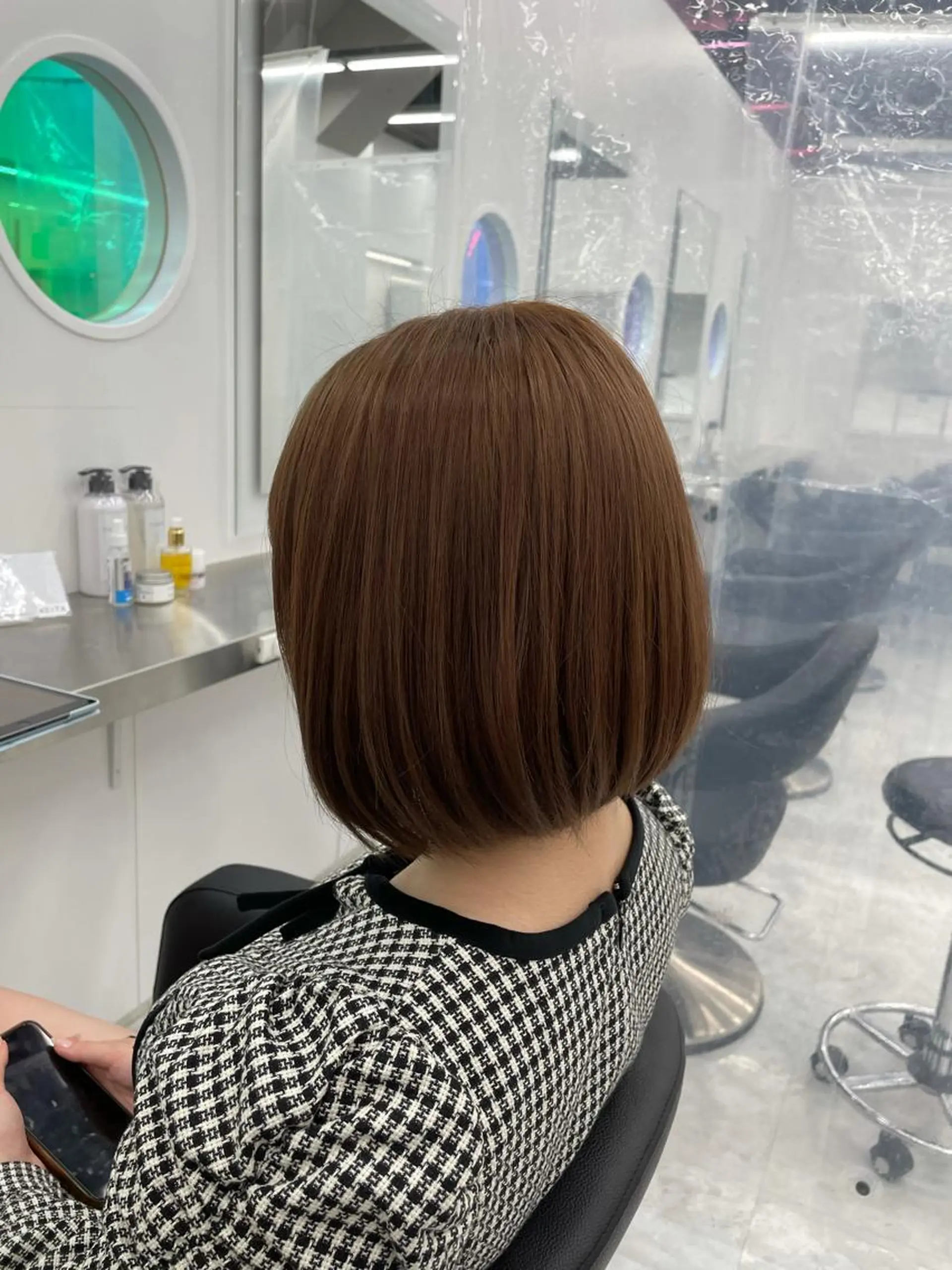 ミディアム カラー ヘアアレンジ 縮毛矯正/髪質改善/ ブリーチ毛/木元渓太のヘアスタイル