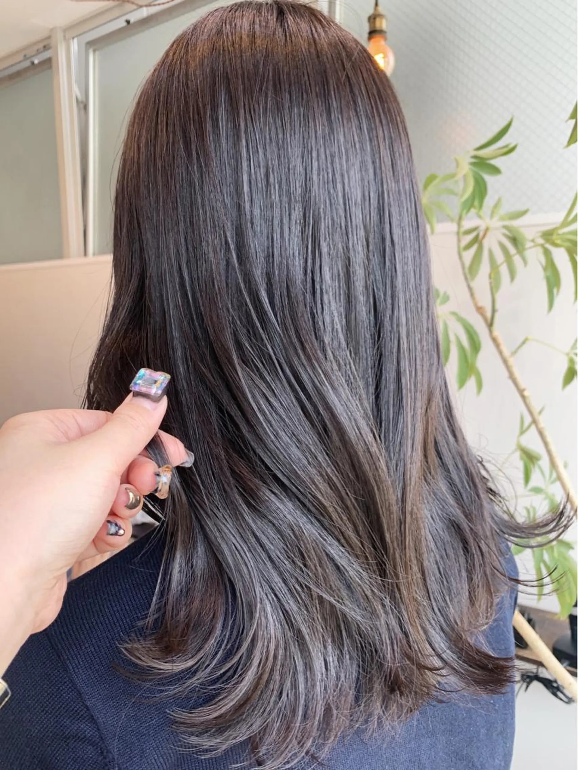 セミロング 髪質改善 縮毛矯正 トリートメント カット ヘアカラー トリートメント 髪質改善/縮毛矯正 🎀小林 唯 🎀のヘアスタイル