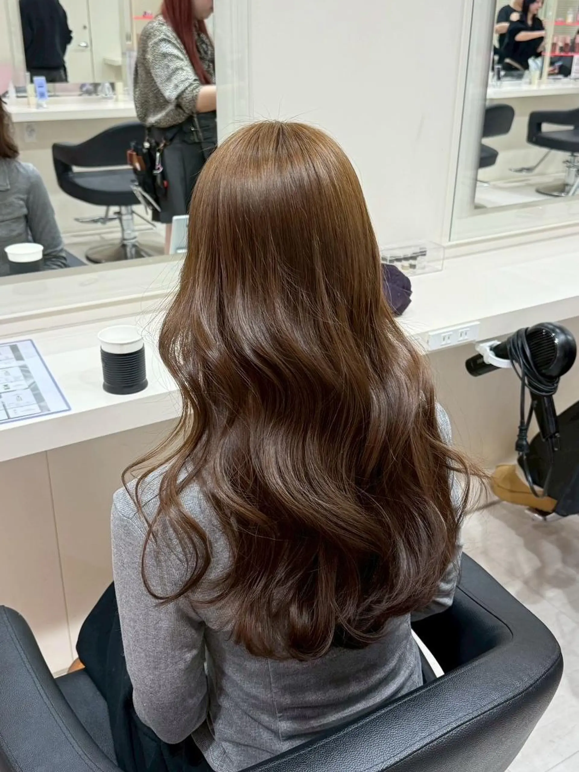 カラー *うる艶カラー🤍 福岡モデル募集🤍のヘアスタイル