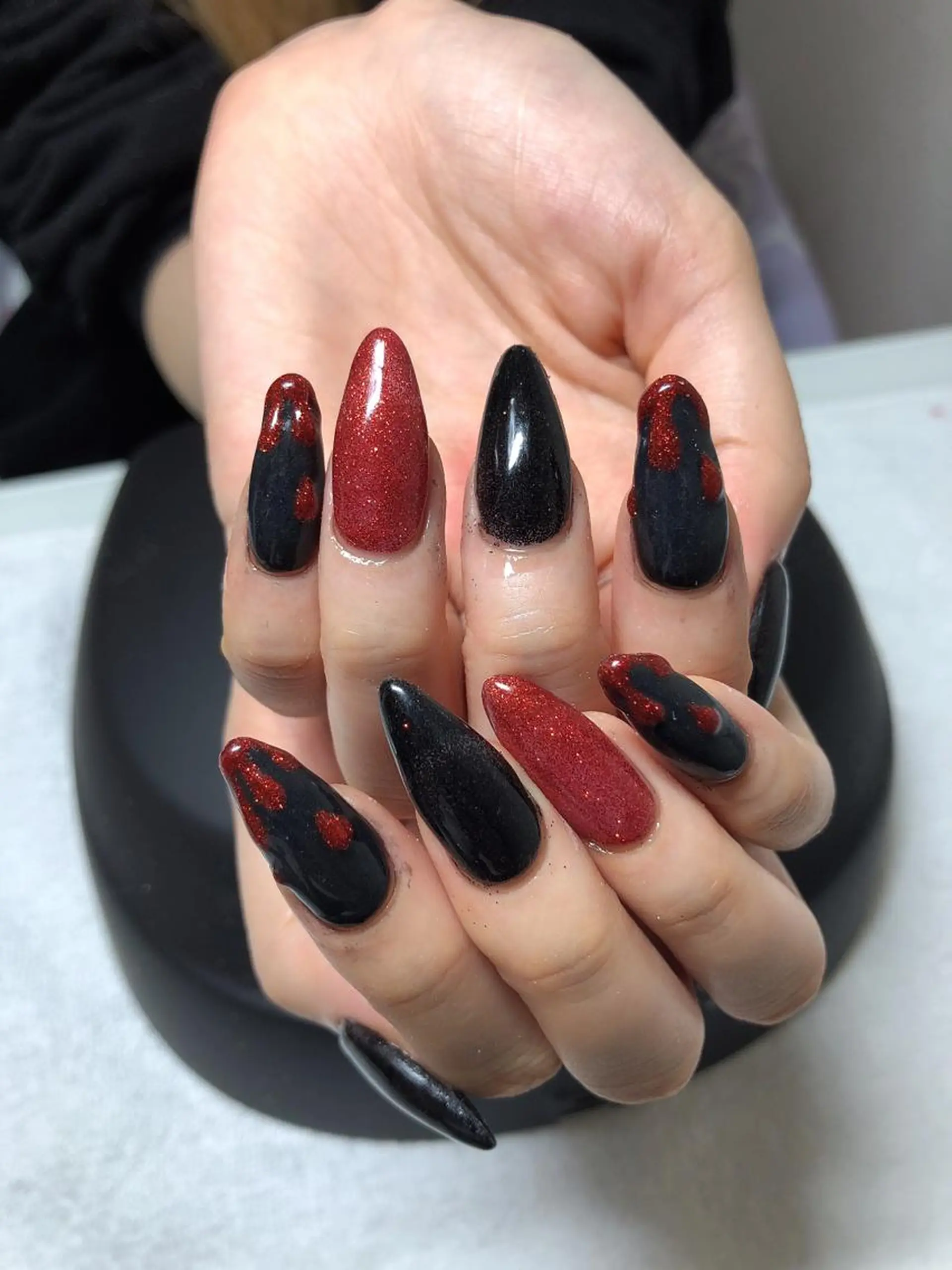 ミディアム ネイル アートネイル ハンドネイル 《LB》ラブリエ Nail&eyeのマツエク・マツパデザイン