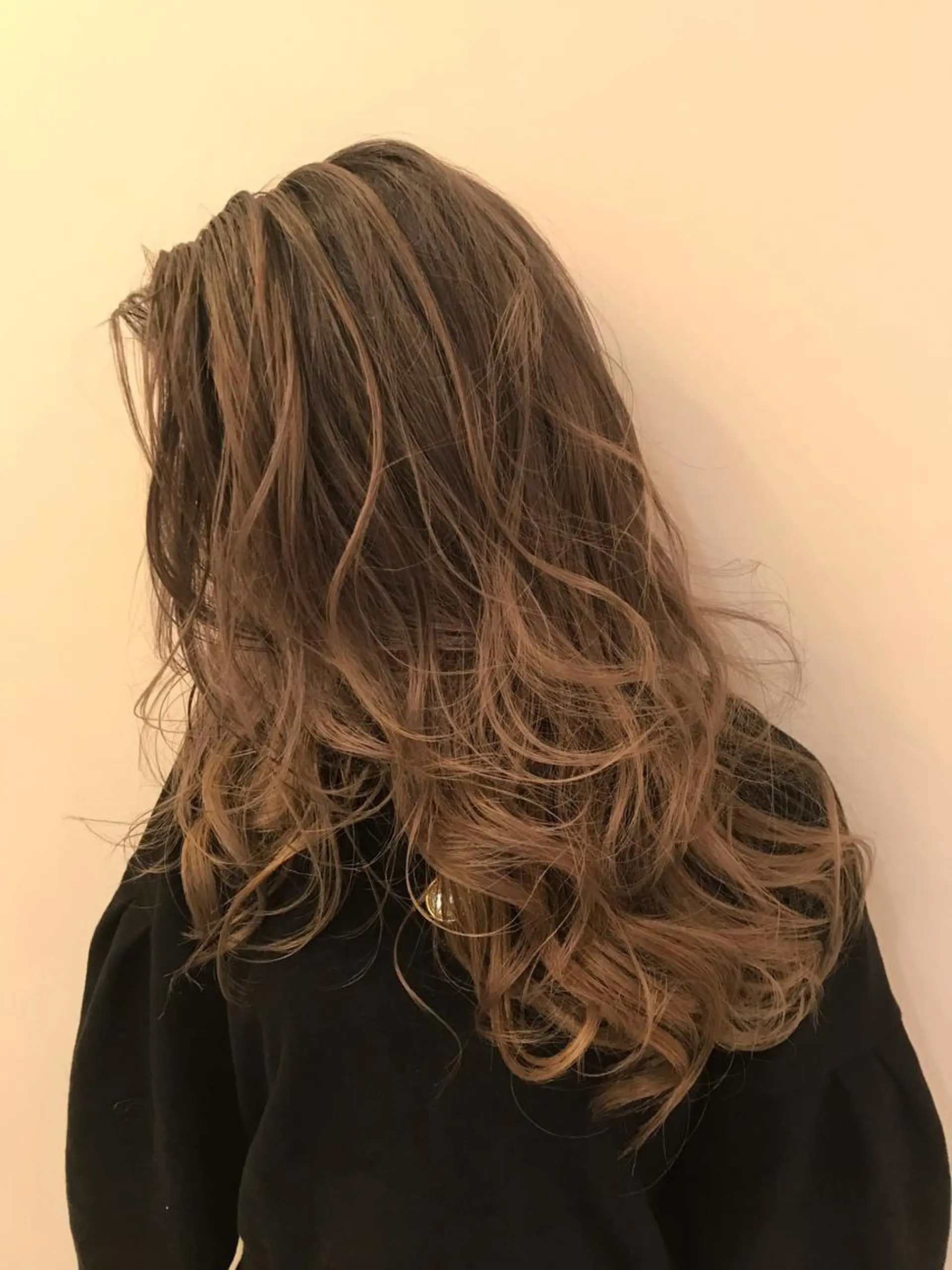 ロング カラー シールエクステ⭐️ オオミタクヤのヘアスタイル