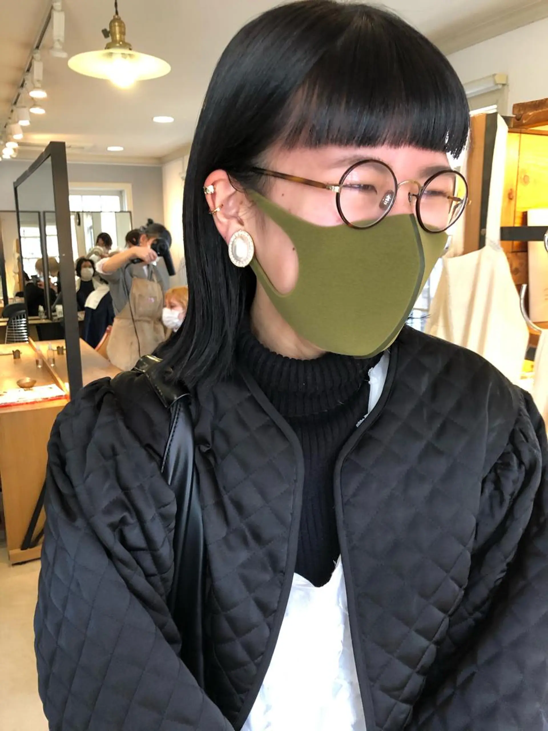 ミディアム カラー eri kinjoのヘアスタイル