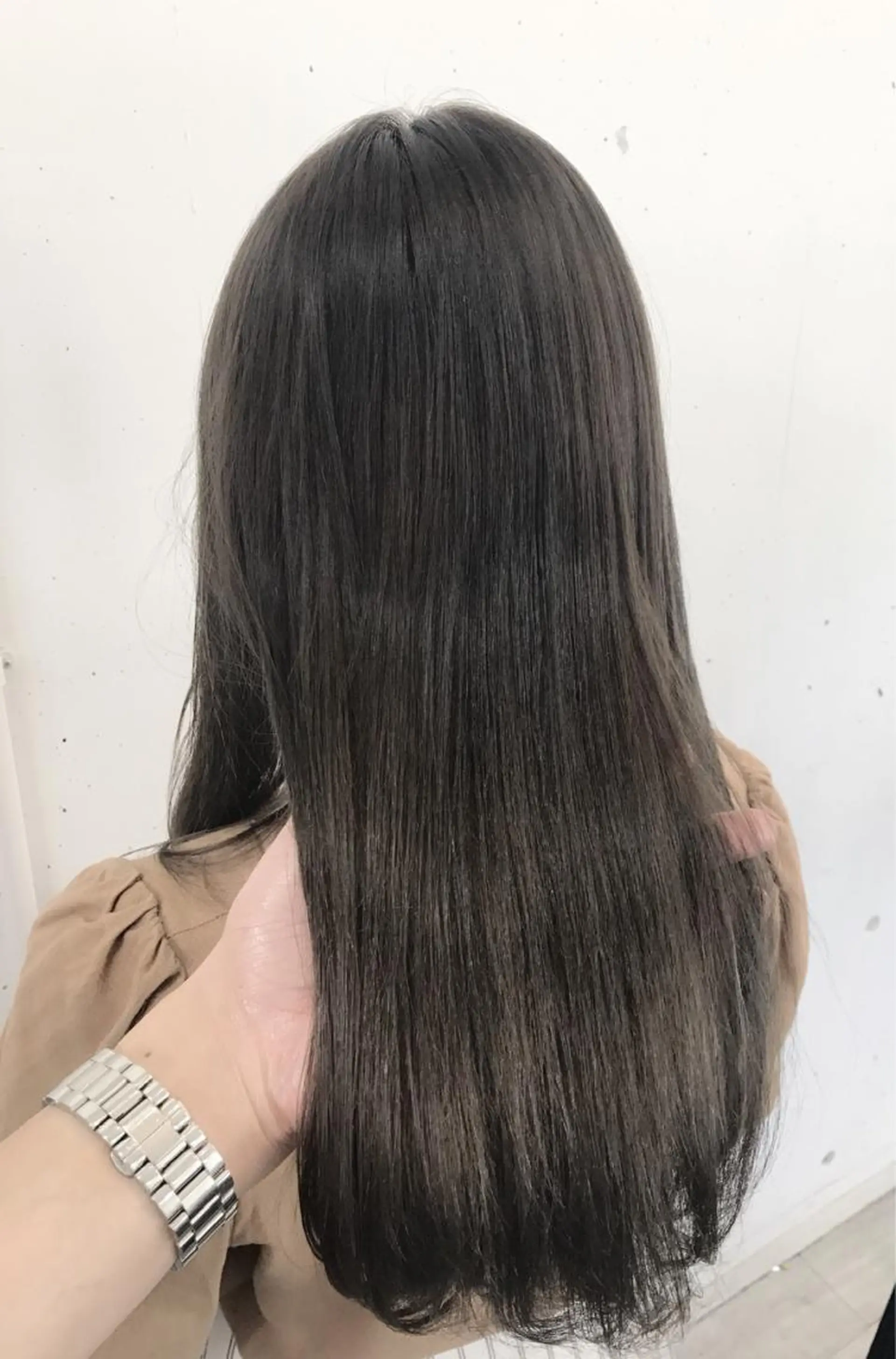 カラー アッシュ アッシュグレー カット ヘアカラー トリートメント ヘッドスパ グレージュ/髪質改善 Yamato.hのヘアスタイル