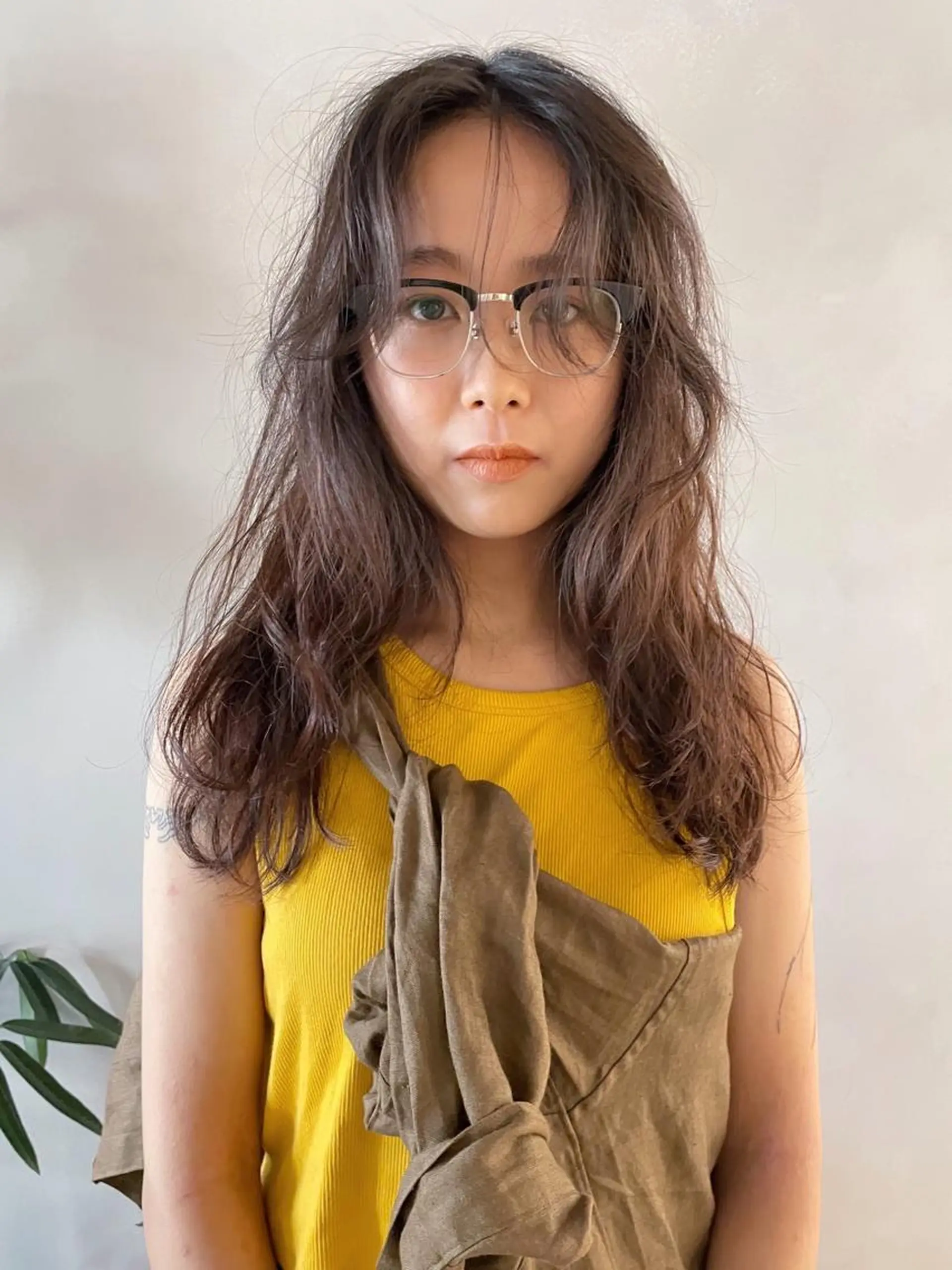 ロング パーマ 青木 優歩のヘアスタイル
