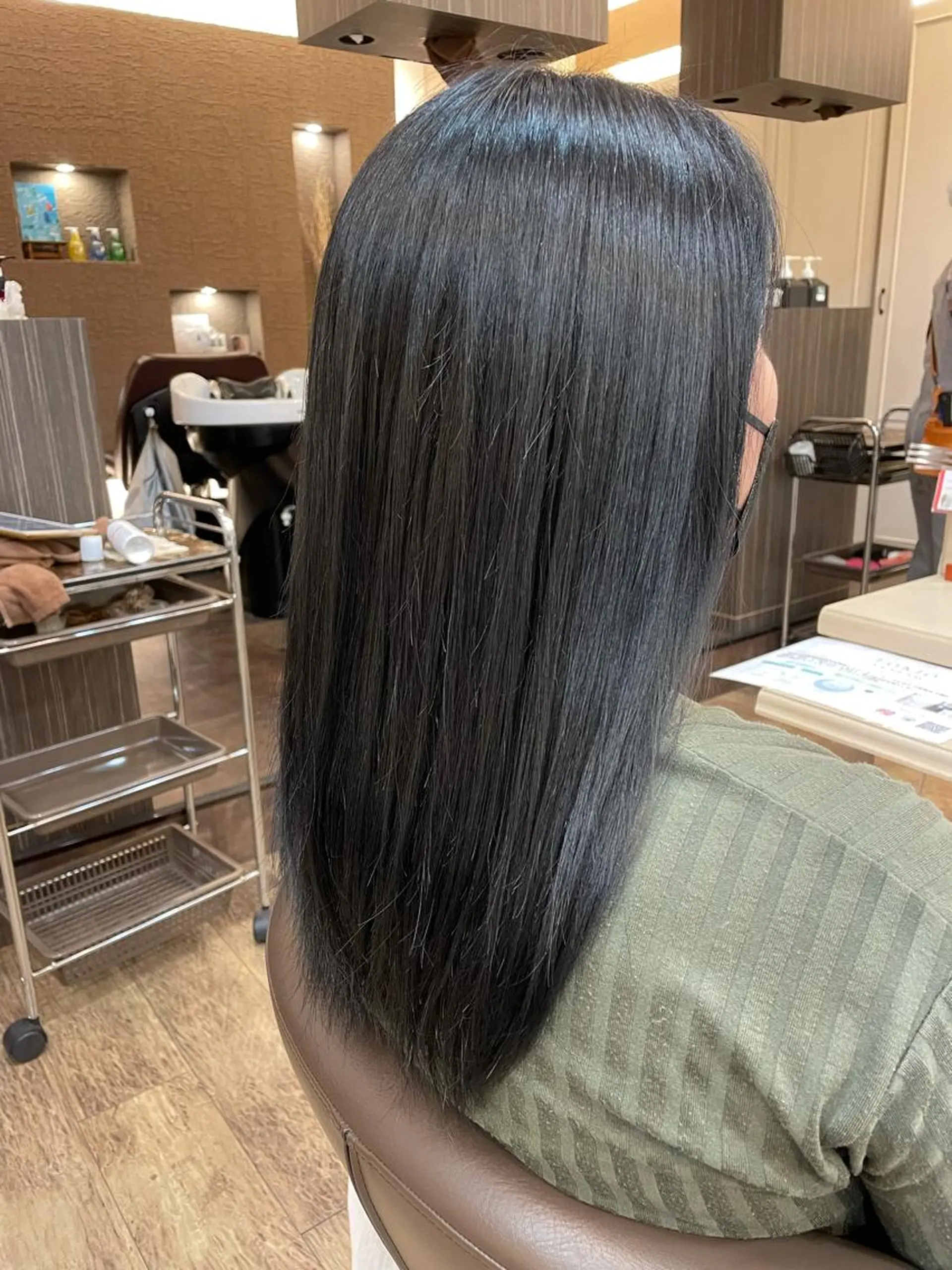 セミロング カット ヘアカラー トリートメント sawa tamaeのヘアスタイル