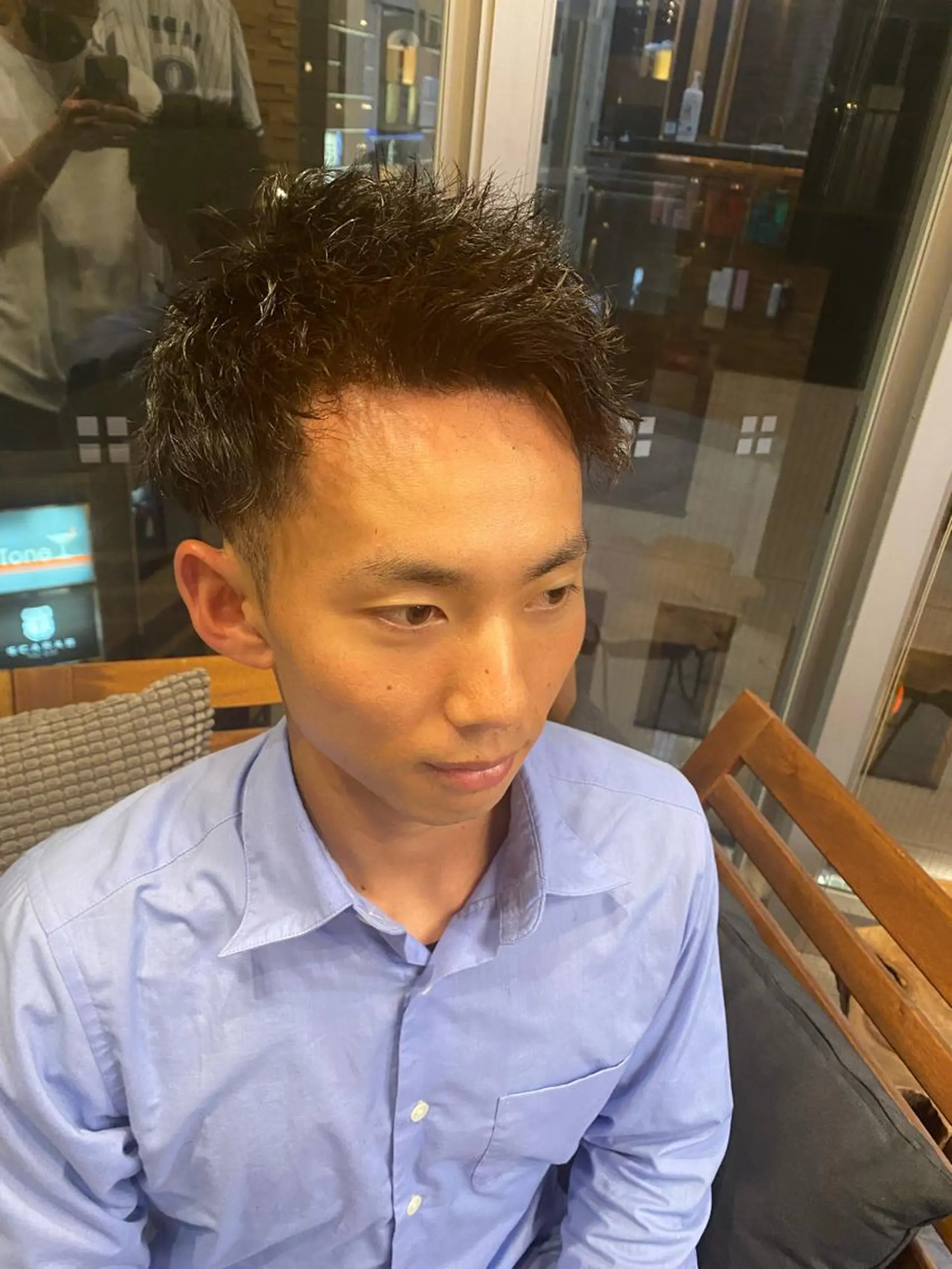 パーマ ヘアアレンジ メンズ men'slapis YUTOのヘアスタイル