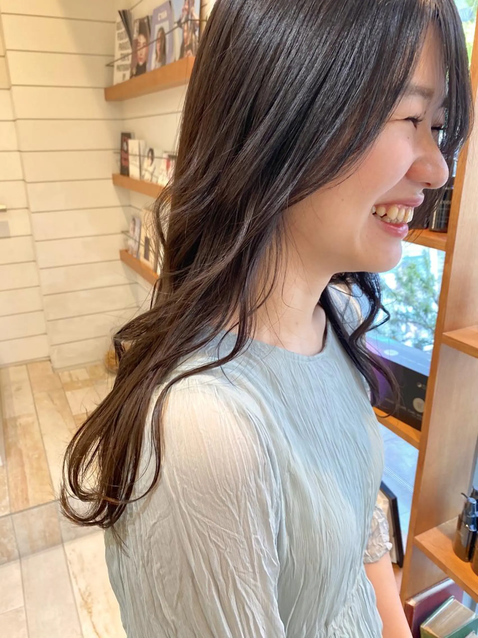 ロング カラー ヘアカラー トリートメント 赤み消し/透明感 🪽◝✩ 武者春花のヘアスタイル