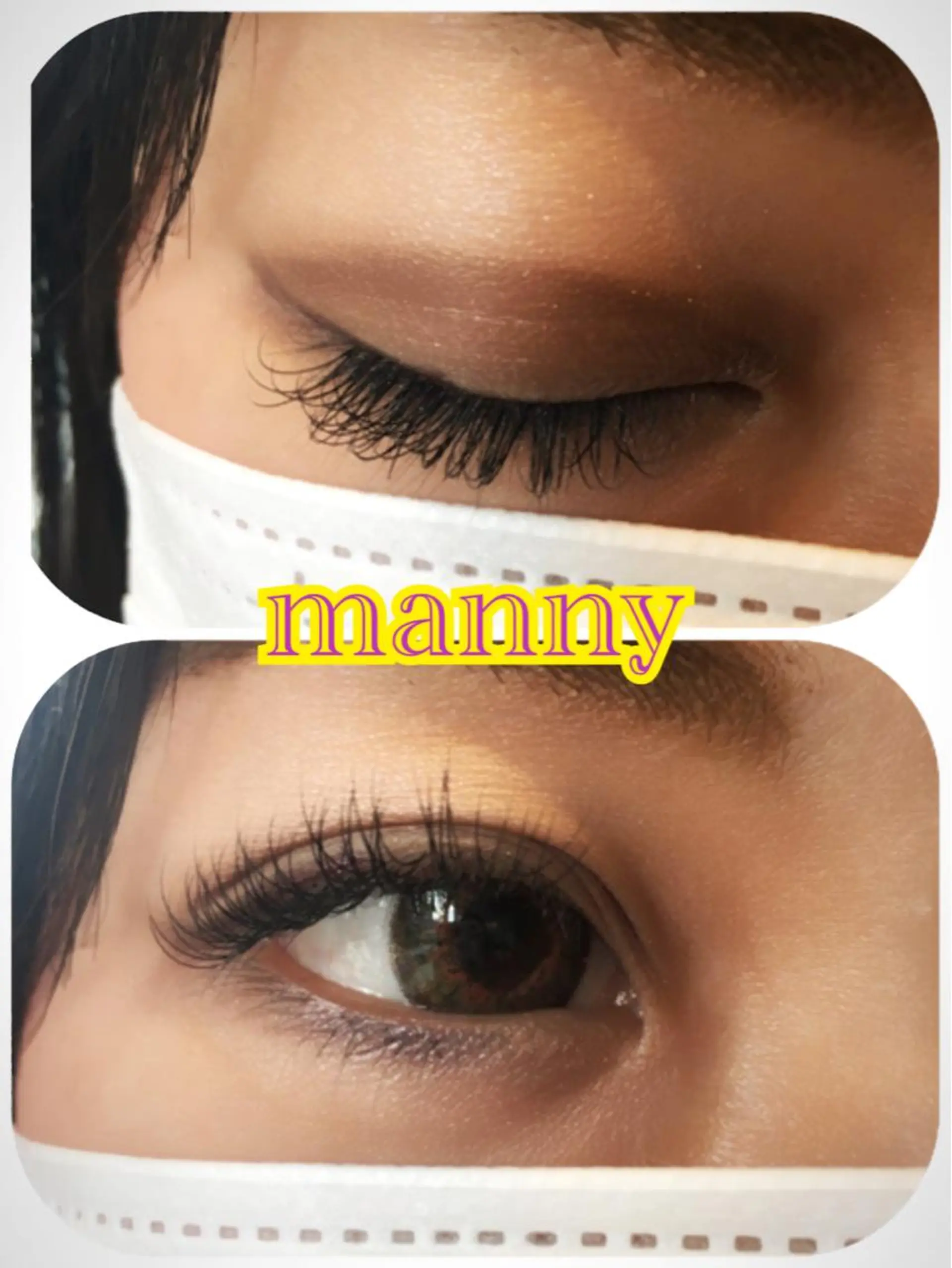 マツエク・マツパ Dカール manny eyelashのマツエク・マツパデザイン