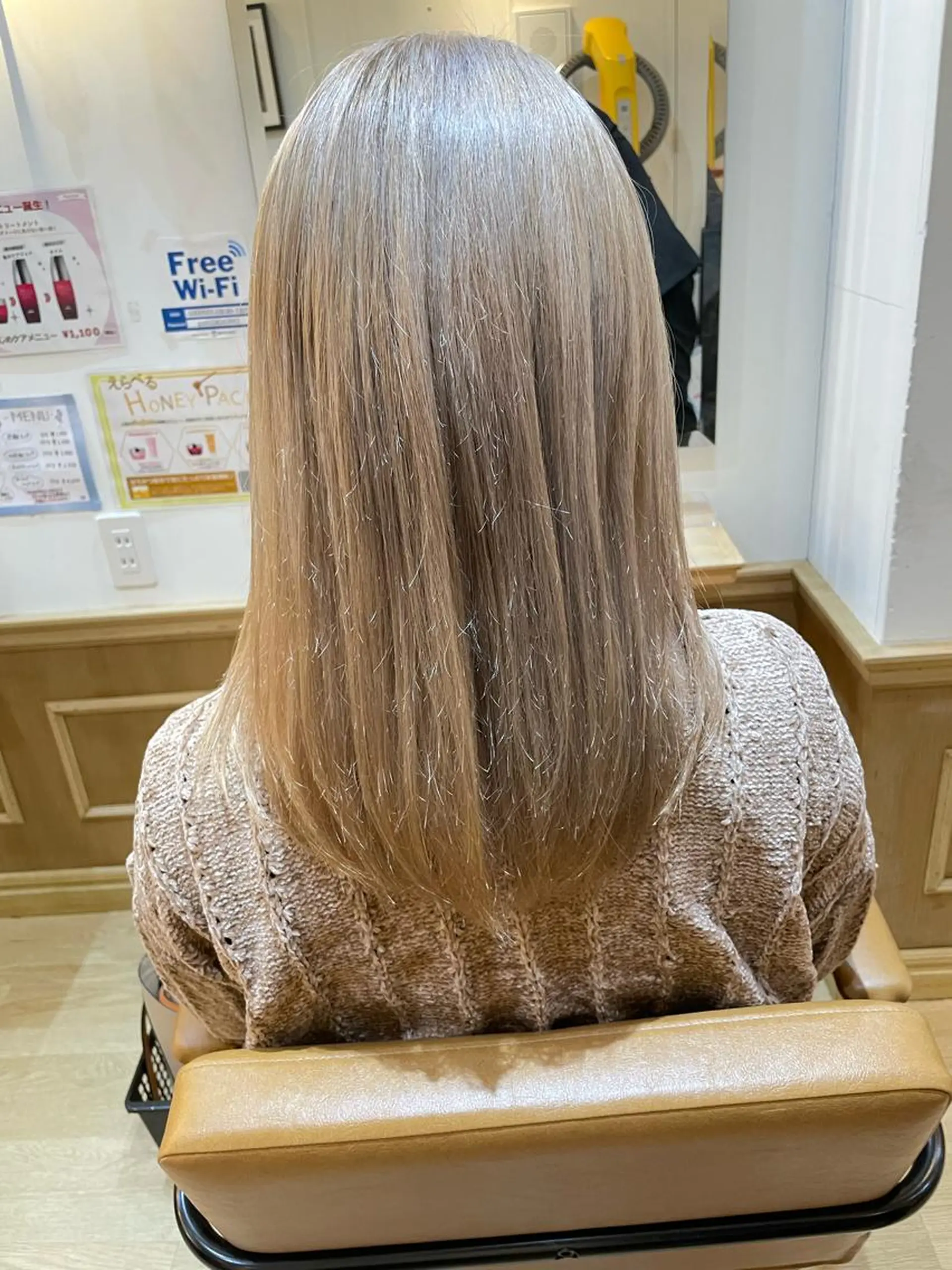 セミロング ✨シルクストレート✨ 美髪髪質改善Yukiのヘアスタイル