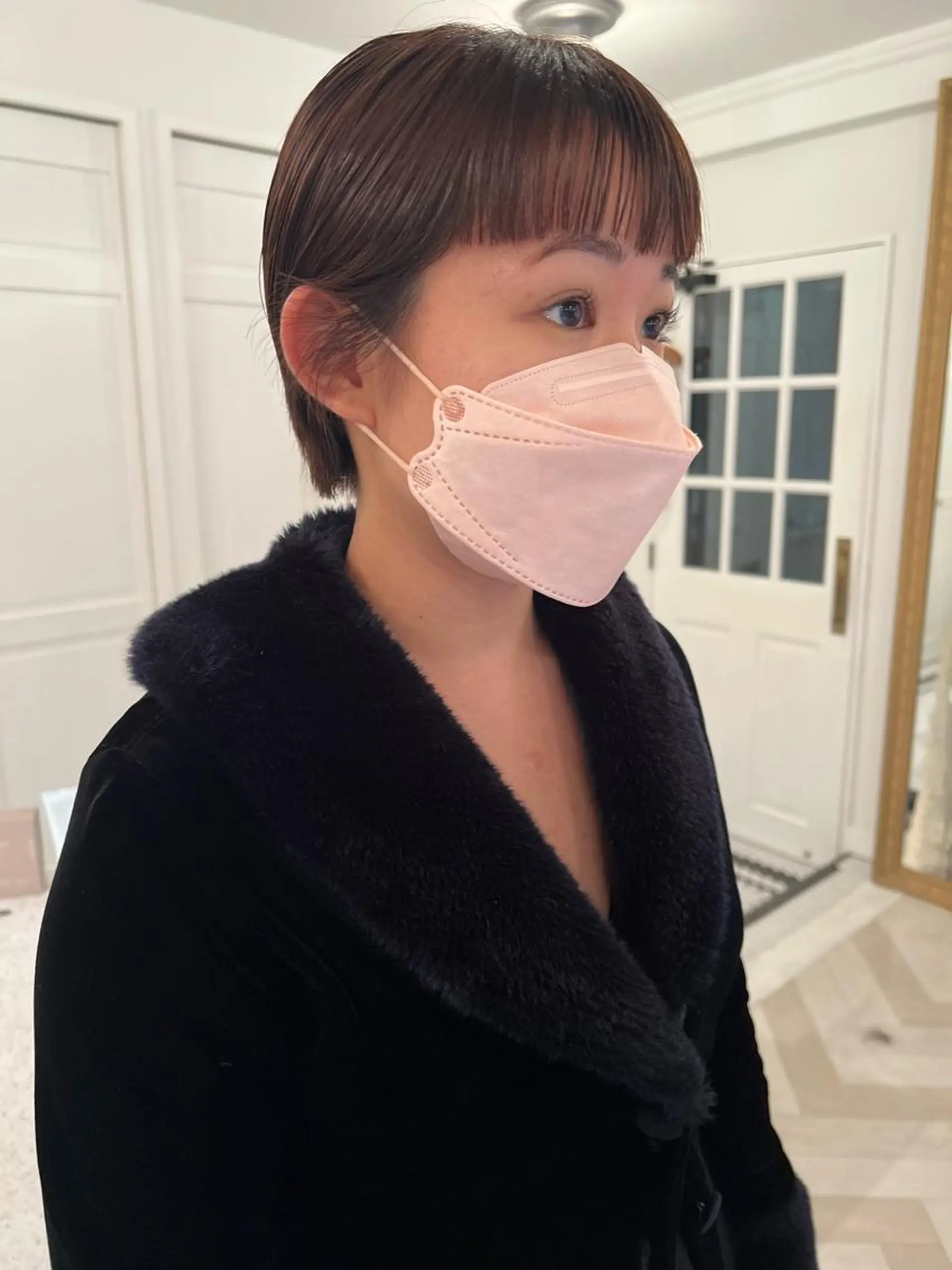 ショート ブリーチカラー🎀 韓国風/寺門美優のヘアスタイル