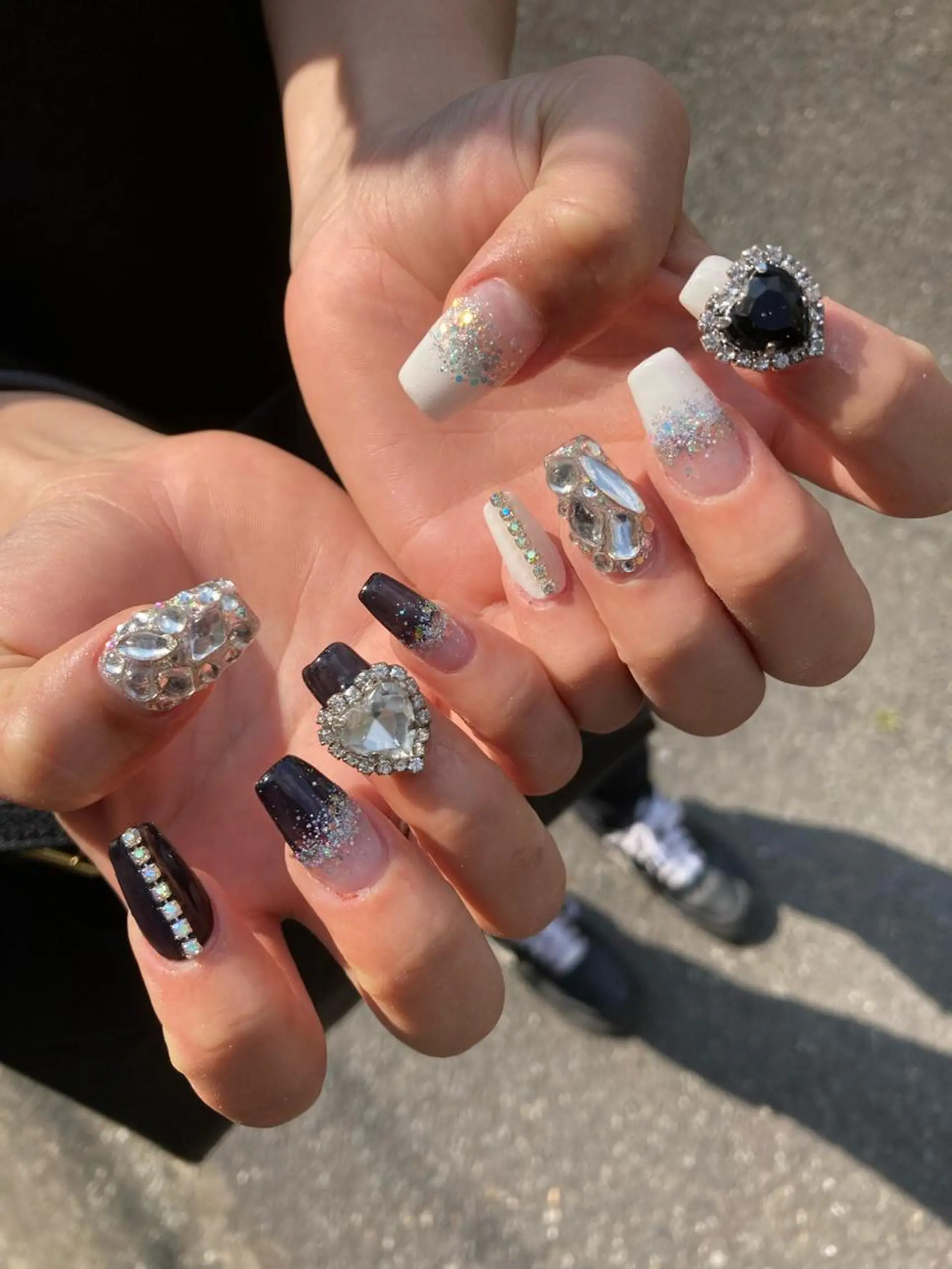 セミロング ネイル ハンドネイル ✴︎ Delightのネイルデザイン