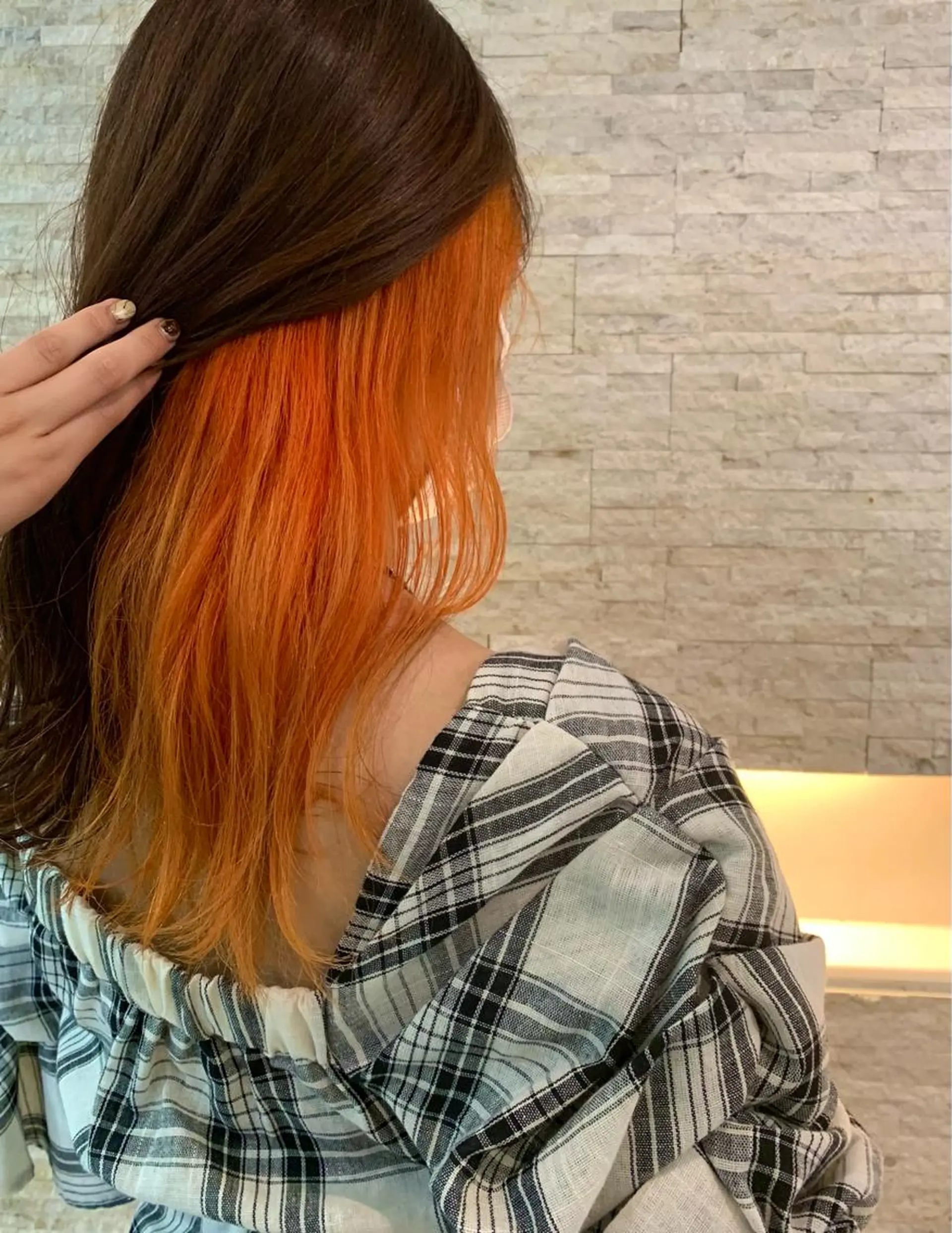 カラー ✄折橋 彩花🐶🍑のヘアスタイル