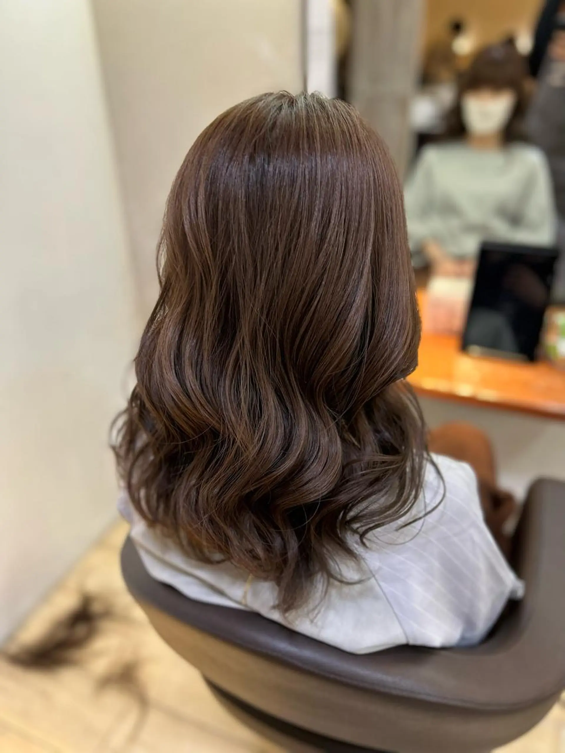 セミロング Tabata Hikaruのヘアスタイル