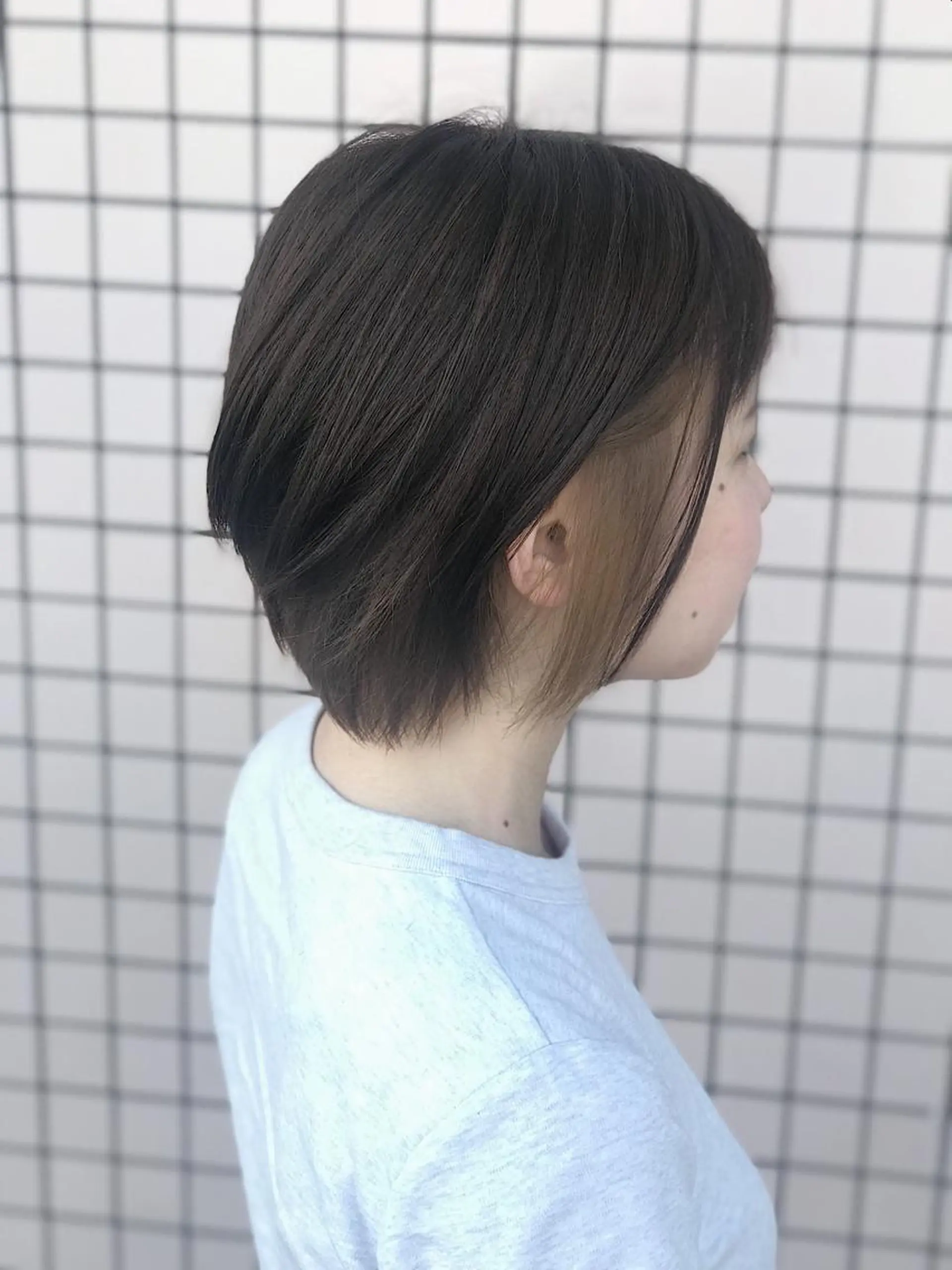 ショート カラー ヘアカラー トリートメント 松村 未央のヘアスタイル