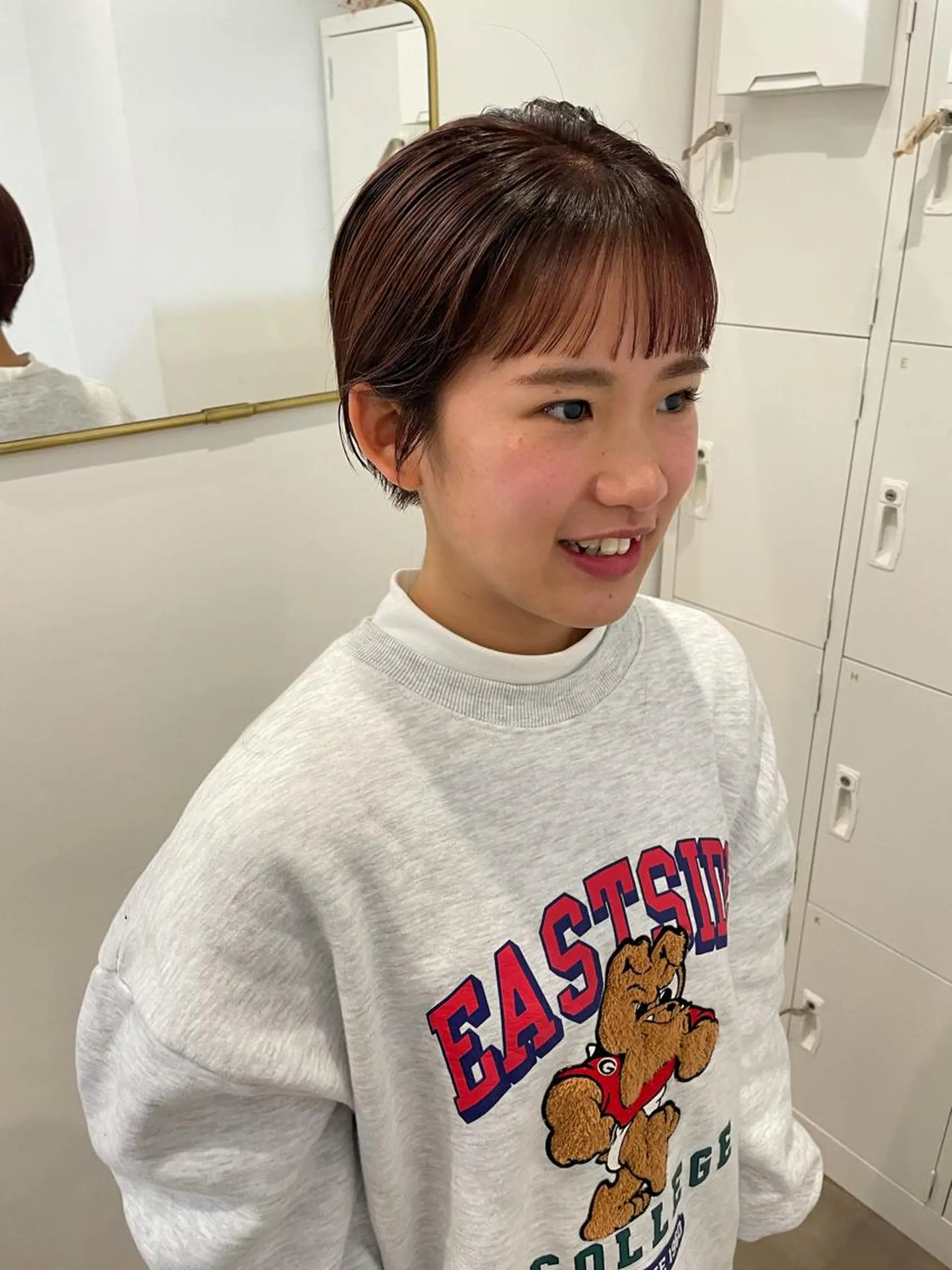 ショート 大迫 江梨のヘアスタイル