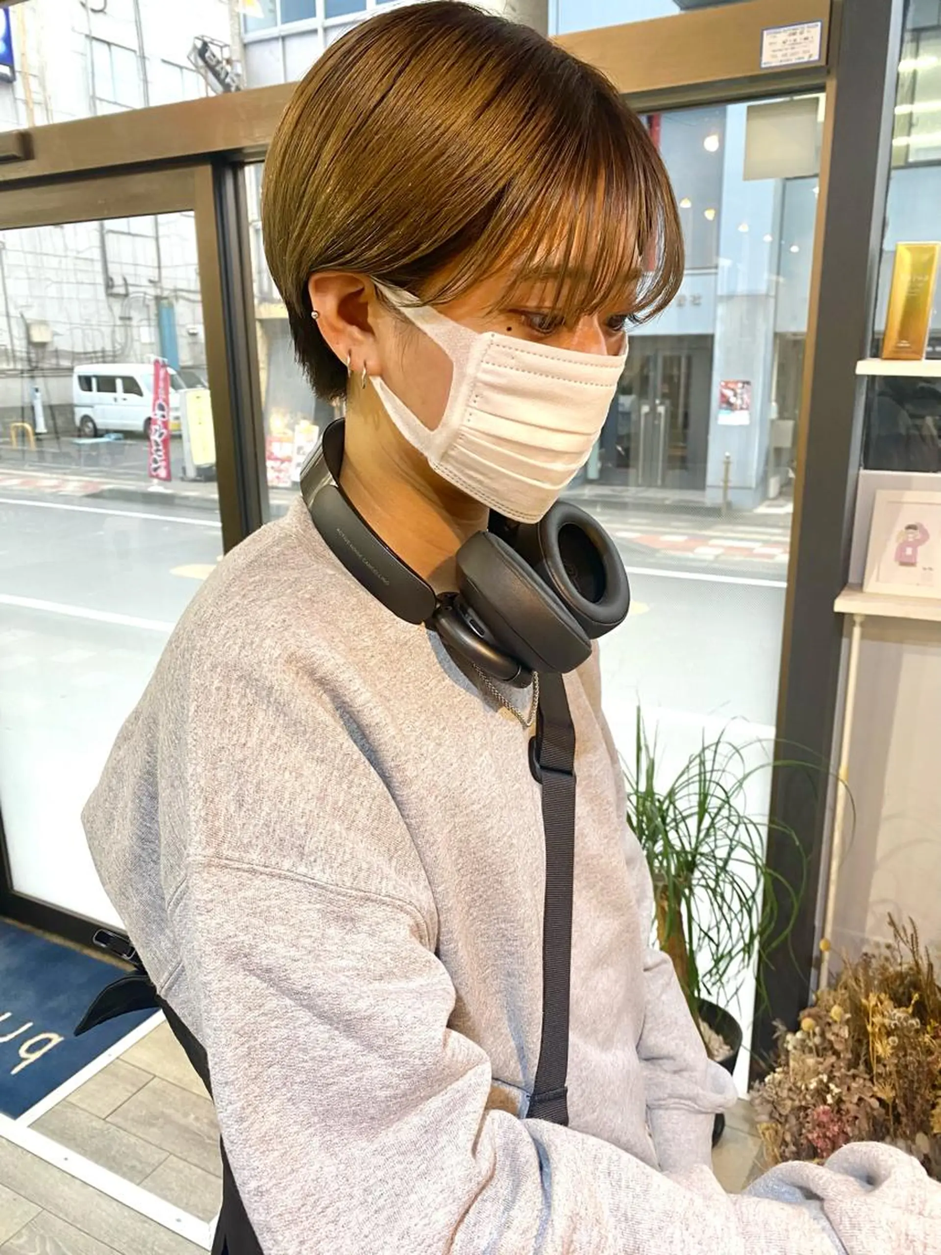 ショート 米元 春奈のヘアスタイル