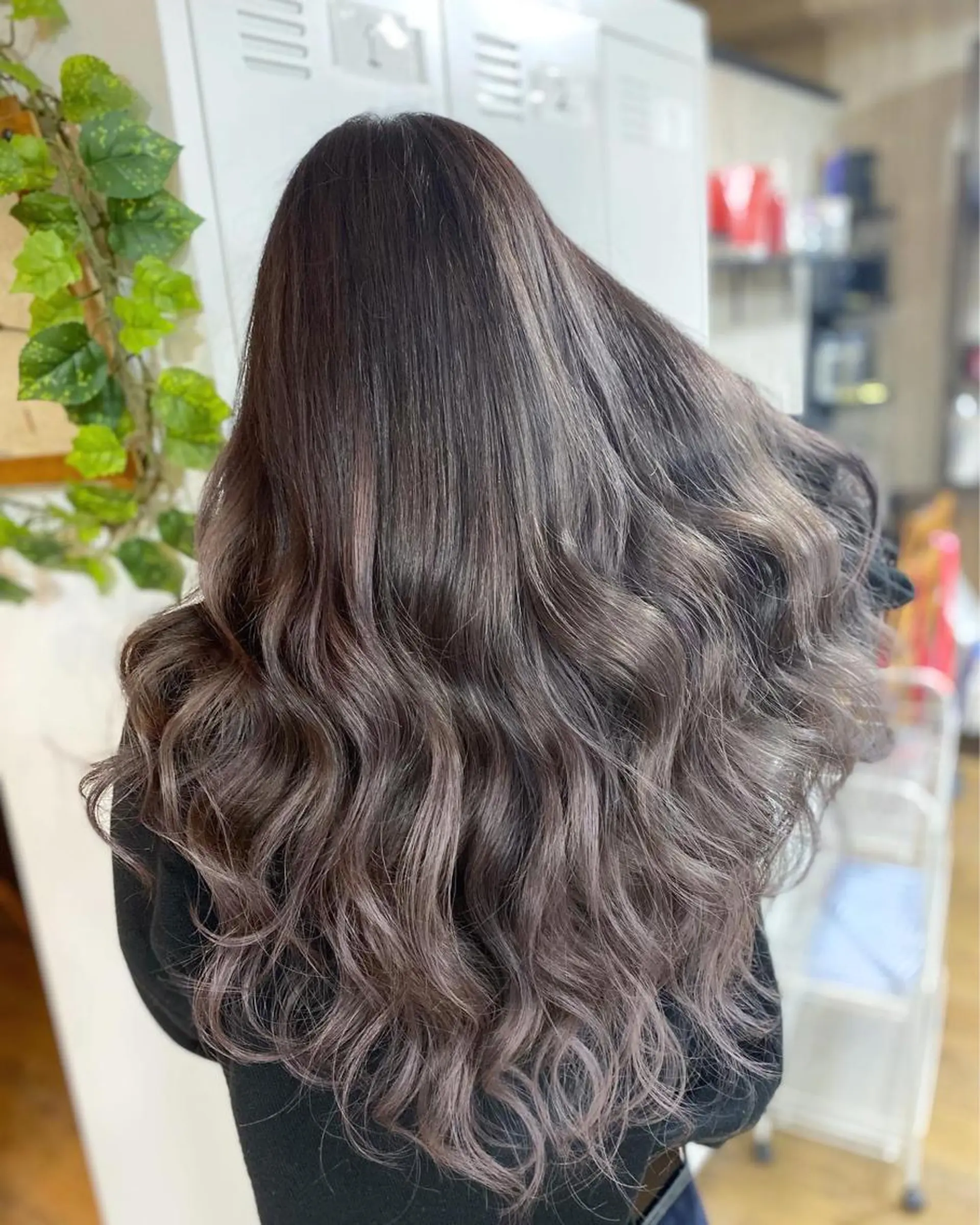 ロング カラー グレージュ エクステ カット ヘアカラー エクステ エクステ×ハイトーン 🌈KEISUKEのヘアスタイル