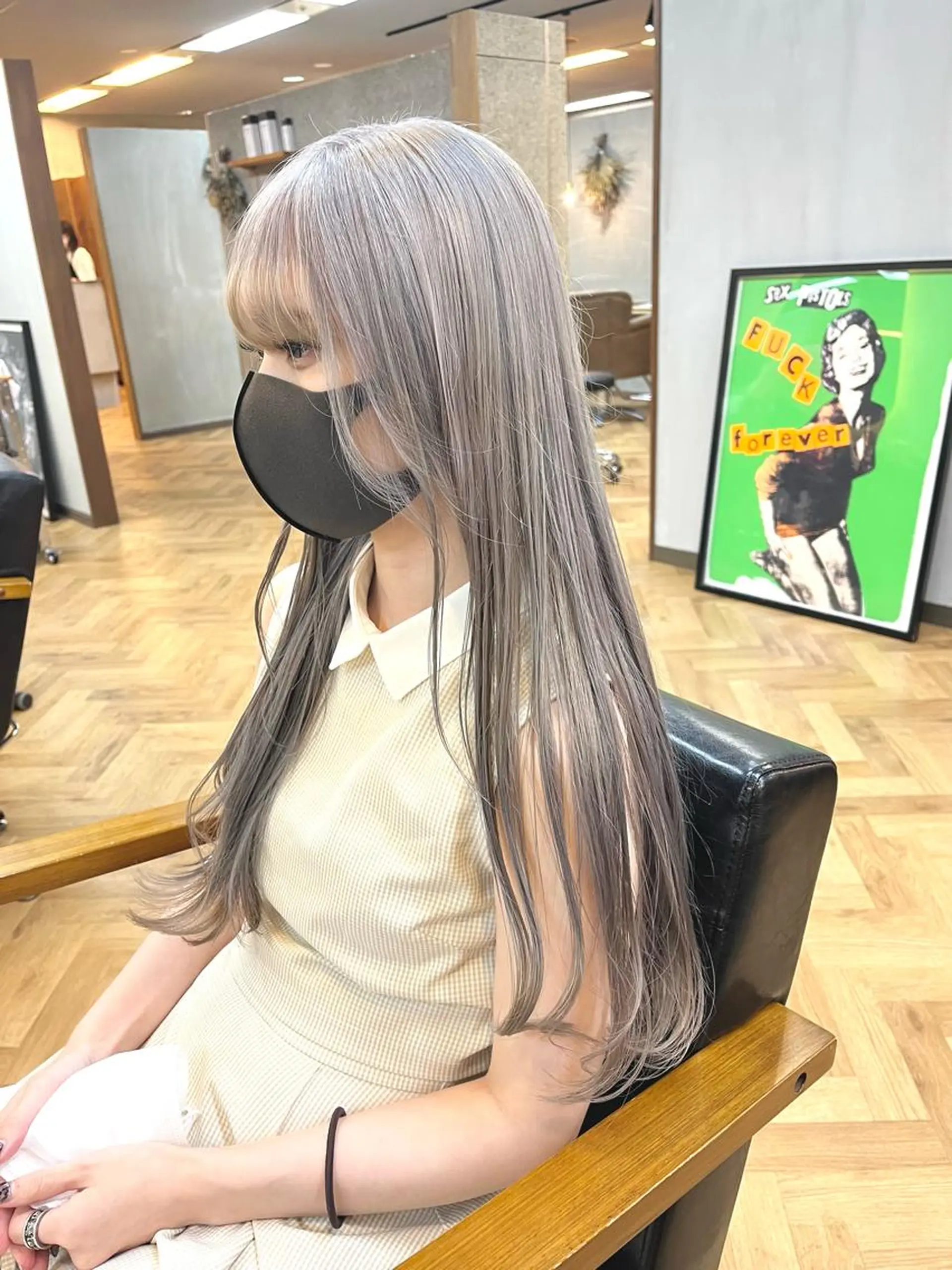 ロング カラー ena/ブリーチなし 透明感・レイヤー🎀のヘアスタイル