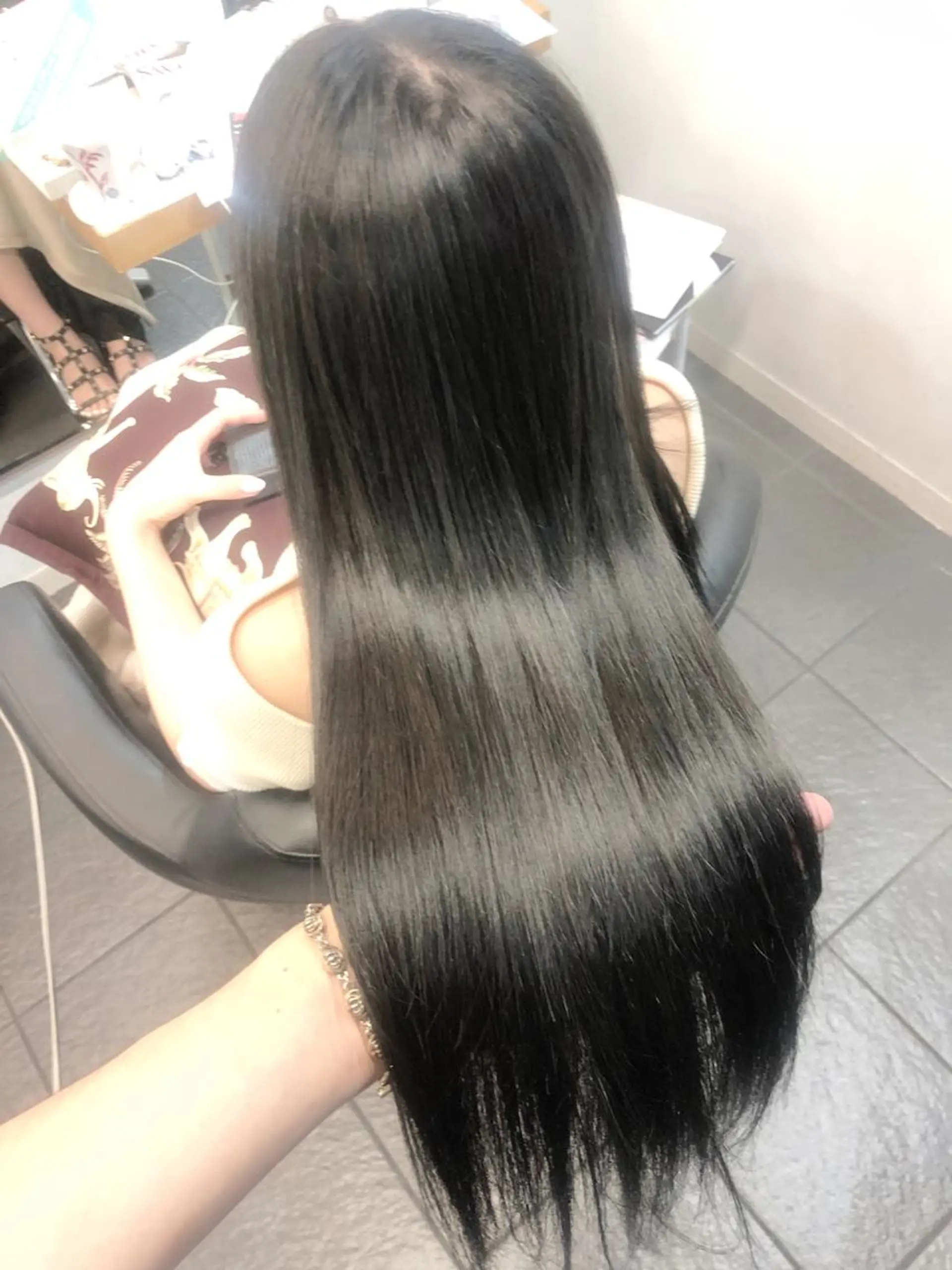 セミロング カラー グレージュ オリーブグレージュ オリーブグレー トリートメント ヘアカラー トリートメント ヘッドスパ グレージュ/髪質改善 Yamato.hのヘアスタイル