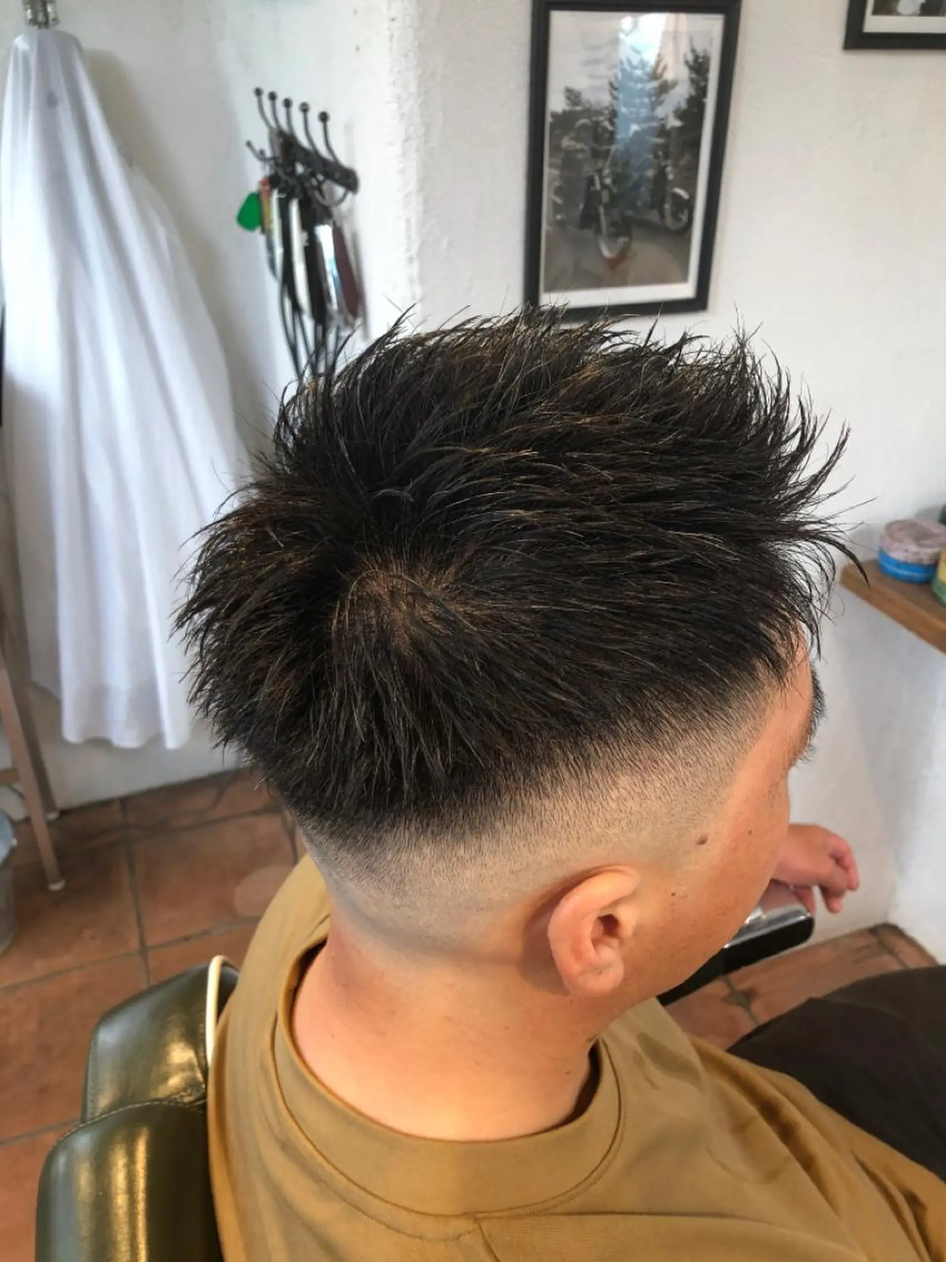 ショート メンズ カット 冨士川 英樹のヘアスタイル