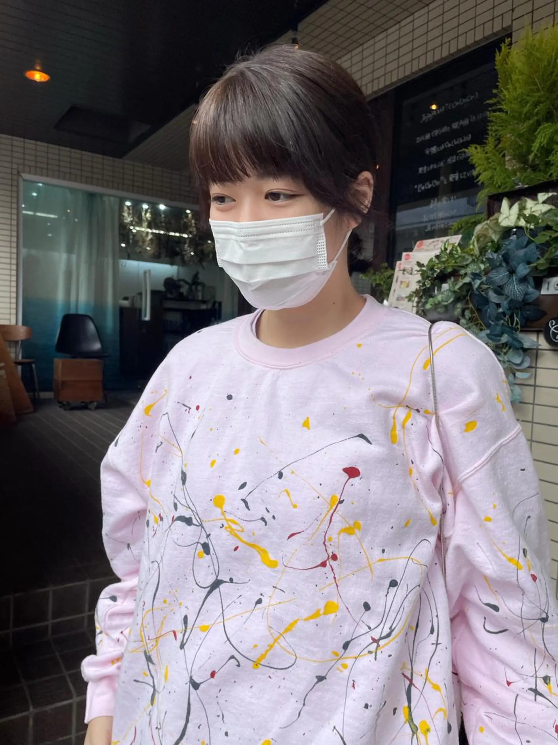 ミディアム 仙田 遥のヘアスタイル