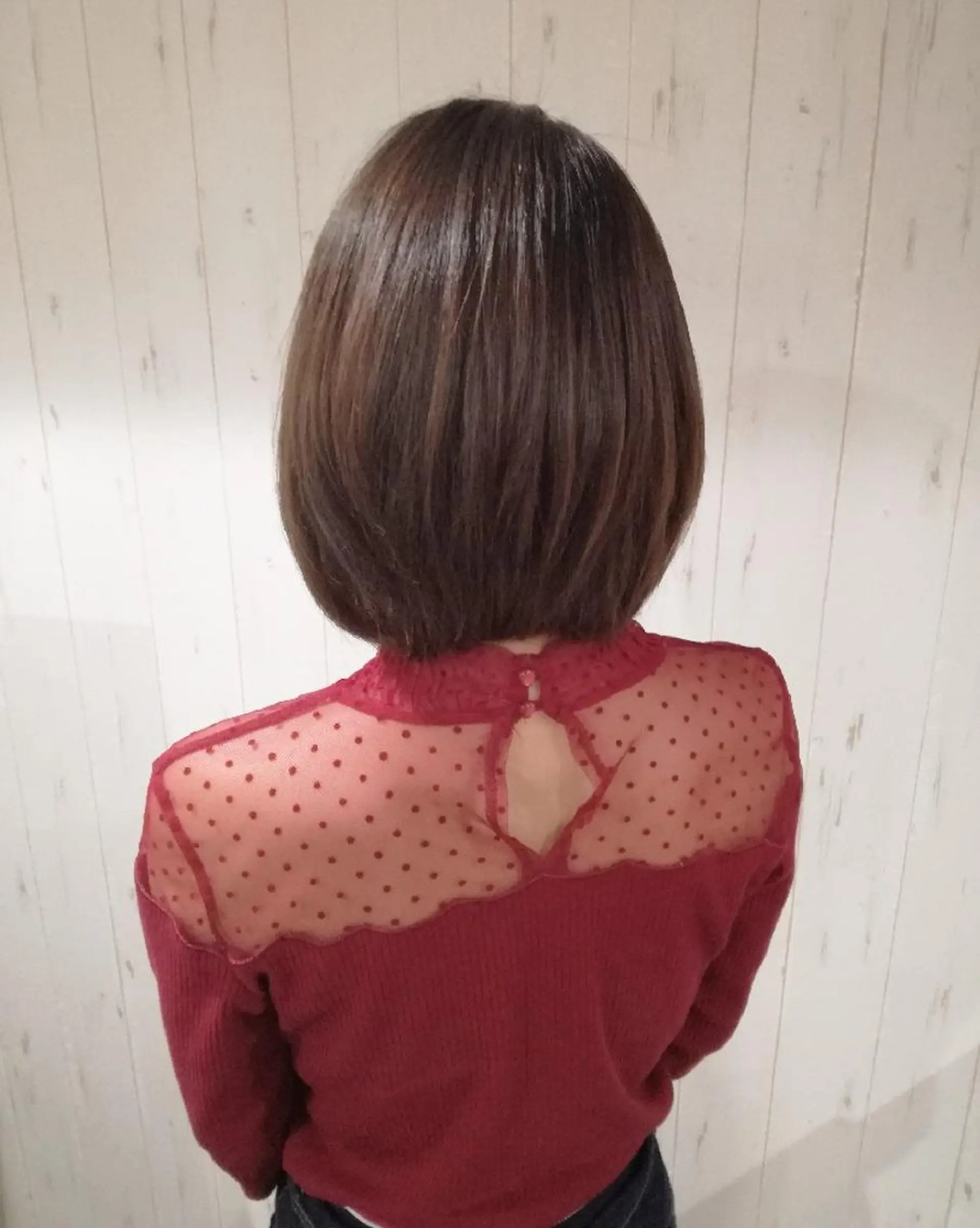 ショート カラー ボブ 西川 敏夫のヘアスタイル