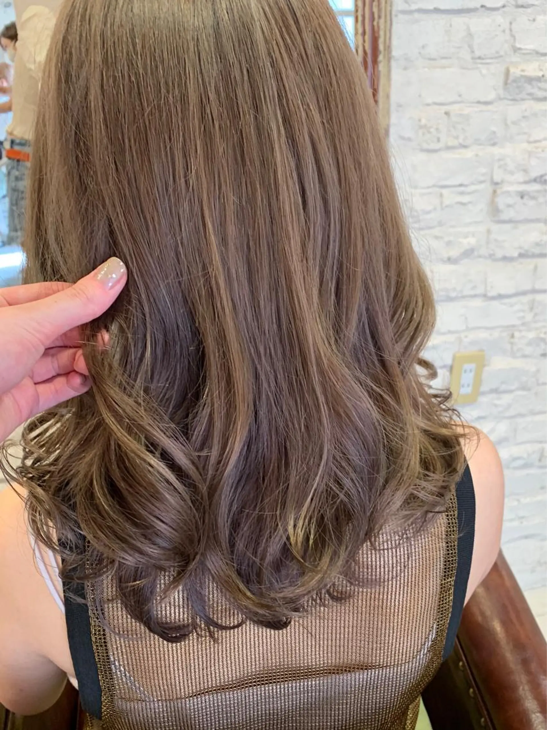 セミロング カット ヘアカラー 銀座/レイヤーカット 🩵三浦紗弓🩵のヘアスタイル