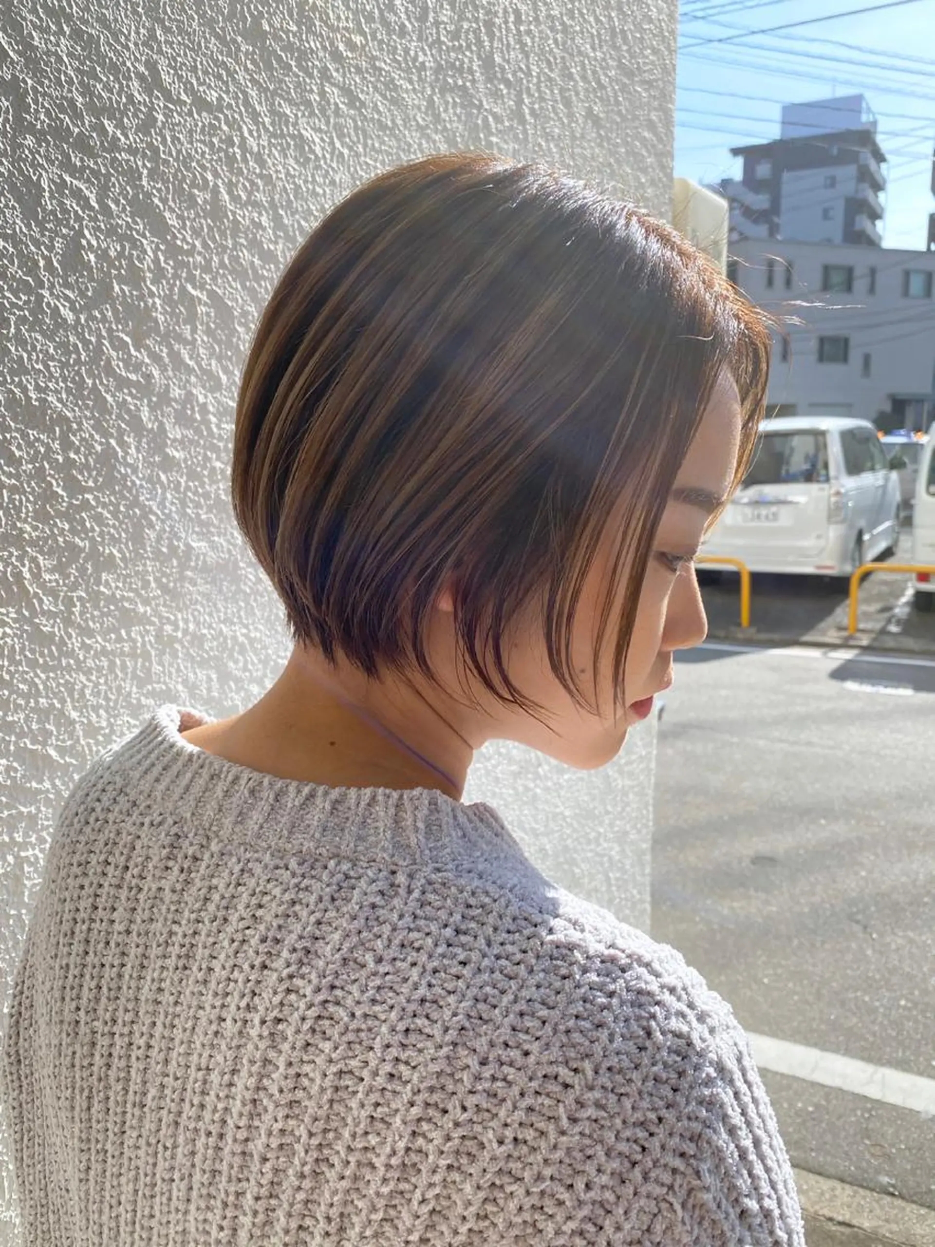 ショート カラー コバヤシ タイジュのヘアスタイル