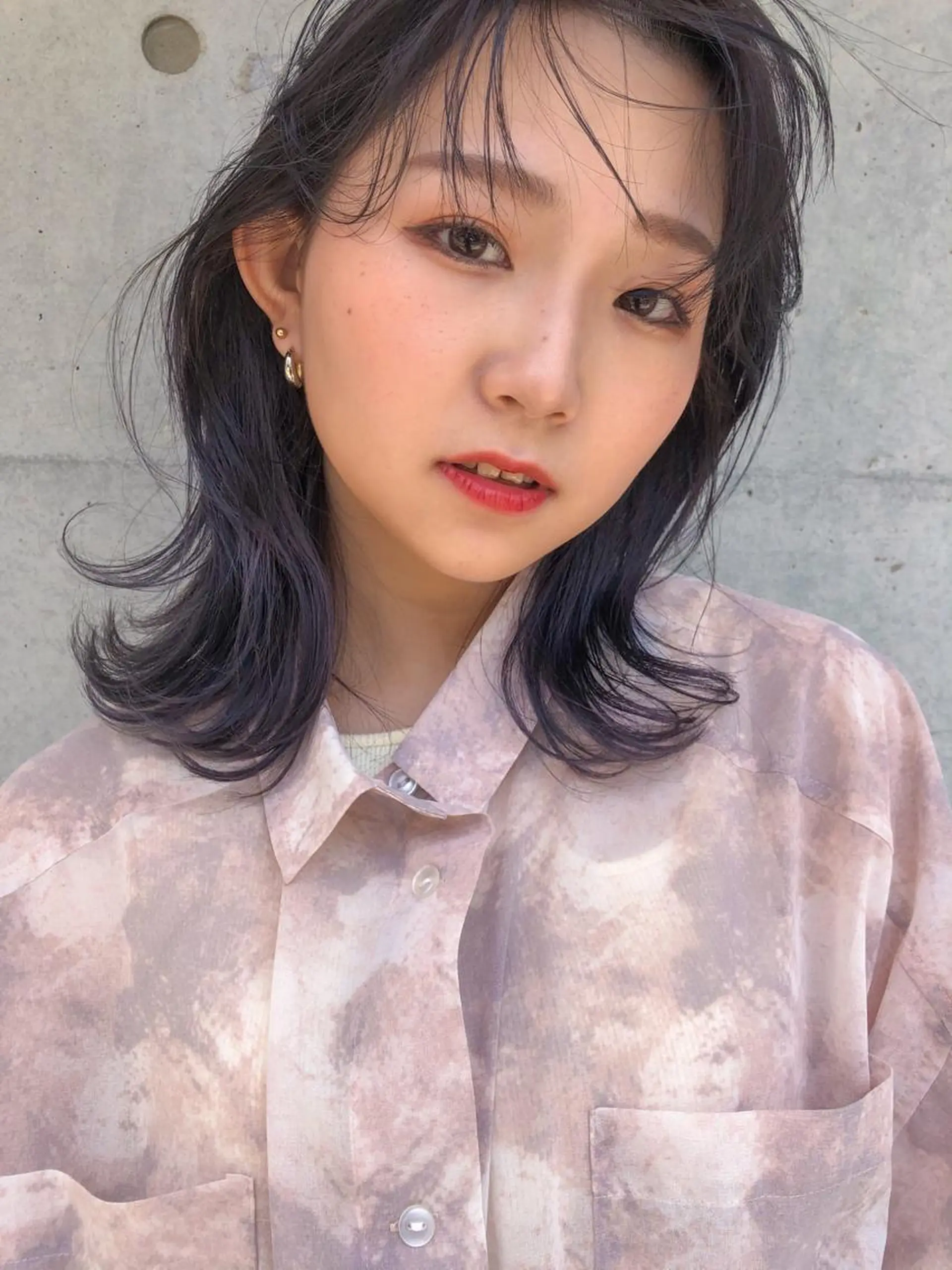 ミディアム nessヤマサキ リュウタのヘアスタイル