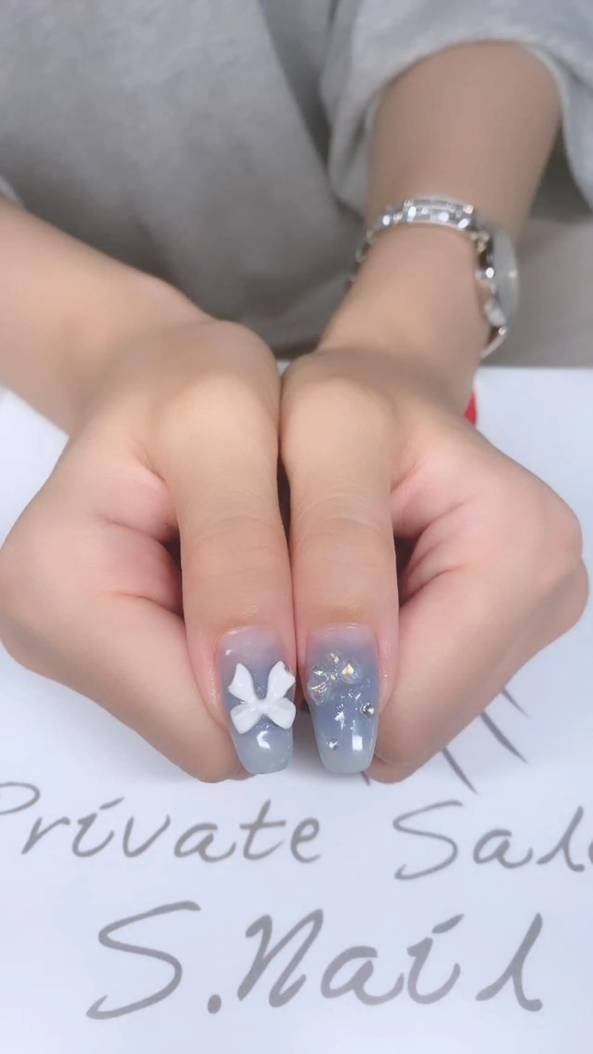 ネイル 西大分S.Nail 𓏲⋆🪸.⋆⸜🫧のネイルデザイン