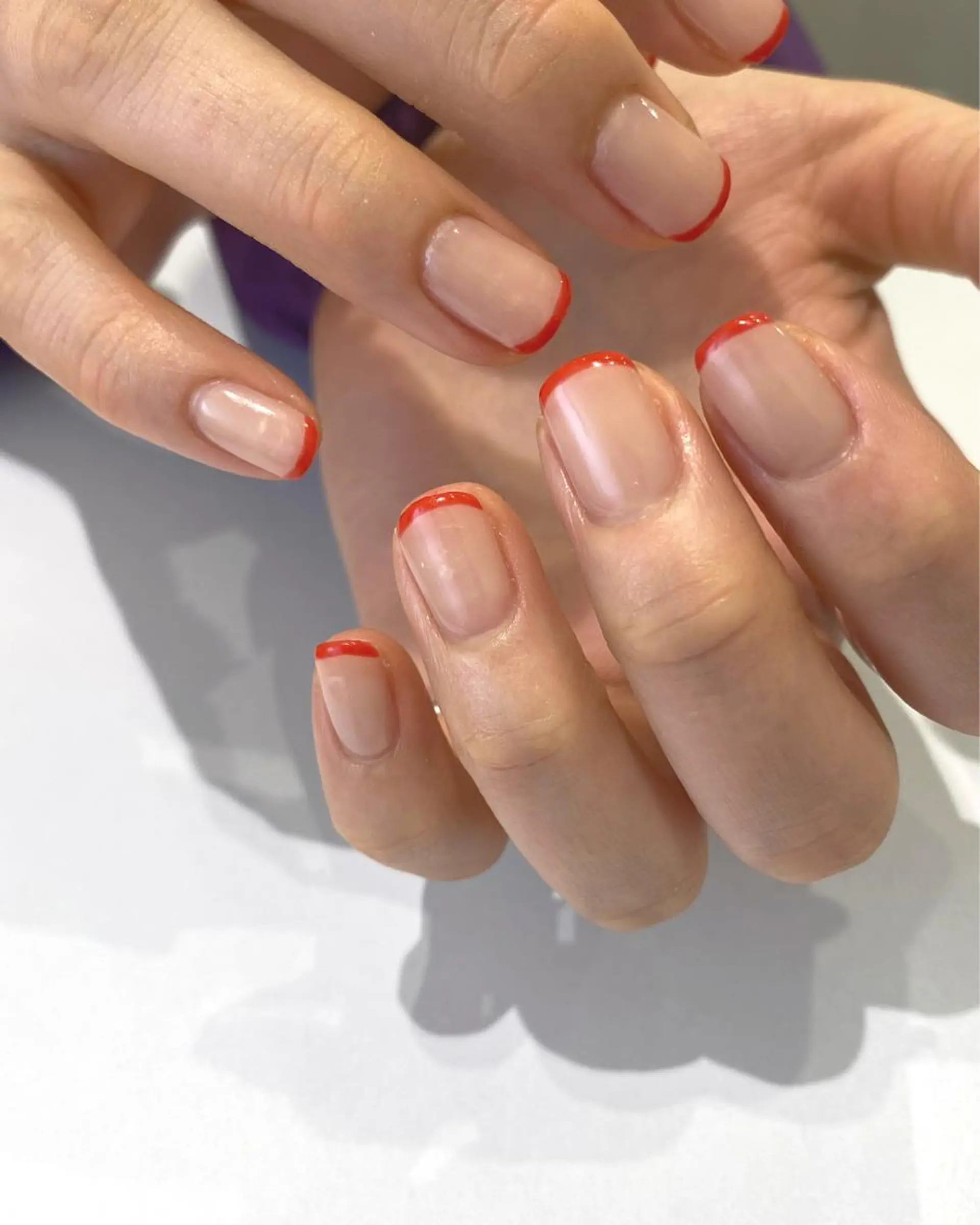 ネイル フレンチネイル ハンドネイル Ann nailのネイルデザイン