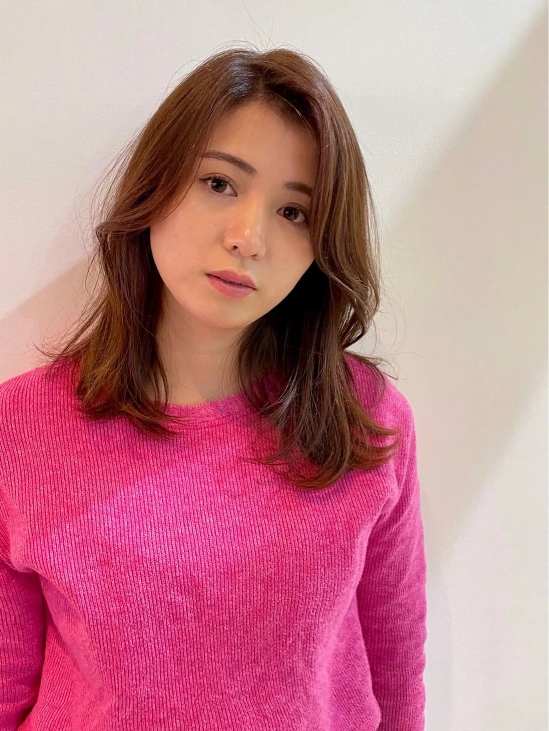 ミディアム カラー 透明感カラー 山元 翔平(shohei)のヘアスタイル