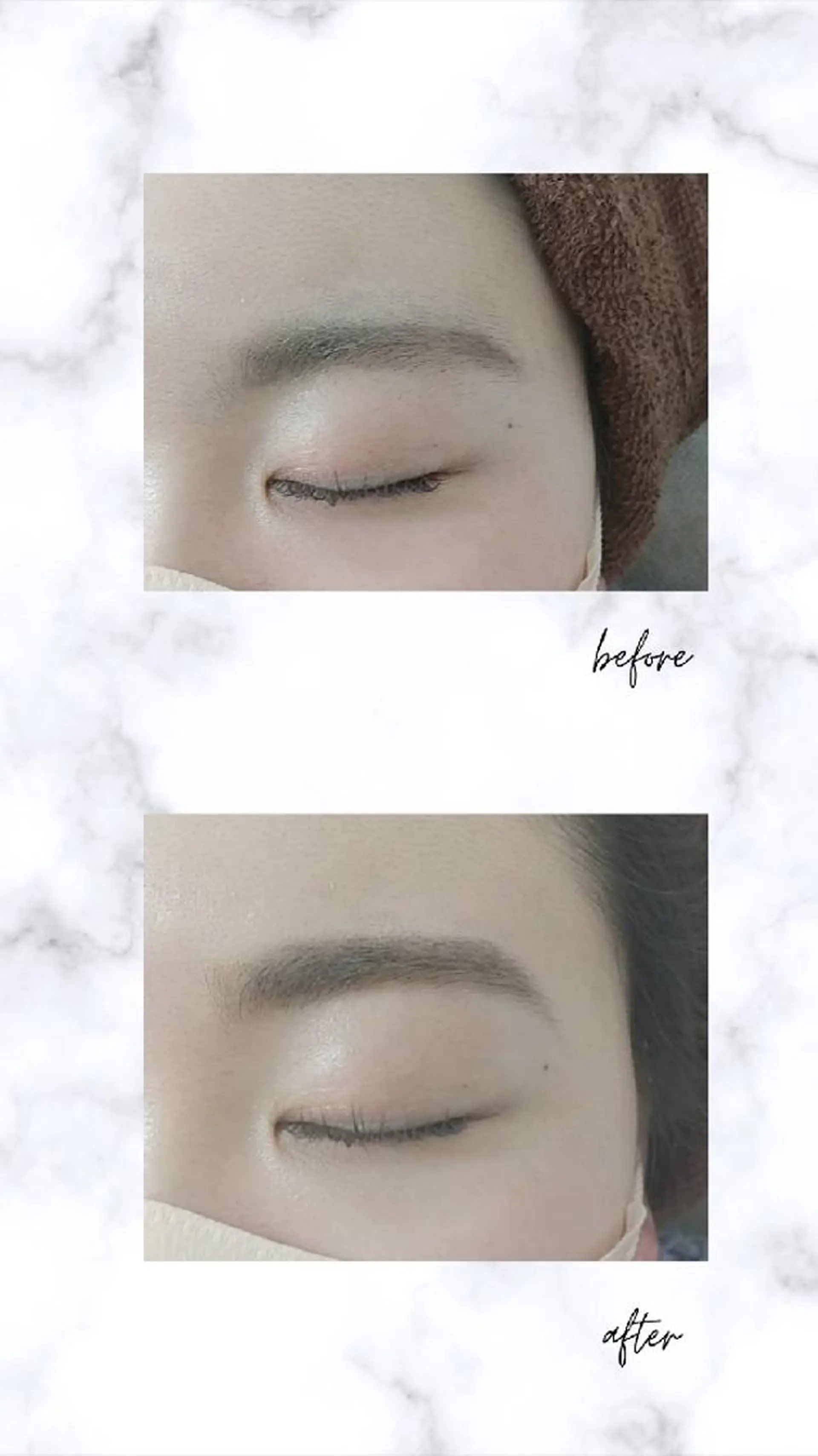 アイブロウ 眉毛ワックス脱毛 Luana wax 🐚根本のエステ・リラクイメージ