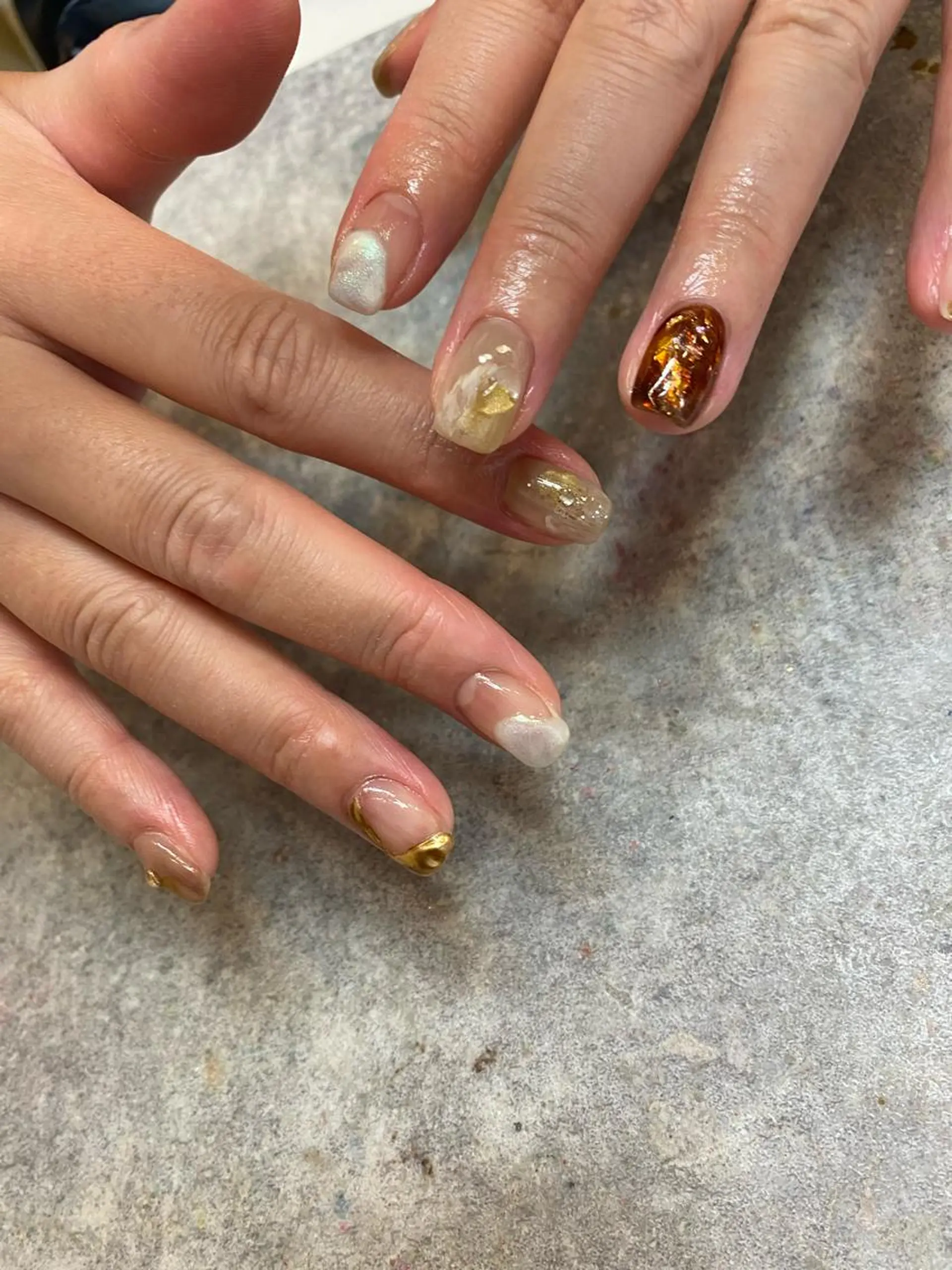 ネイル ハンドネイル 【LINON】 airiのネイルデザイン