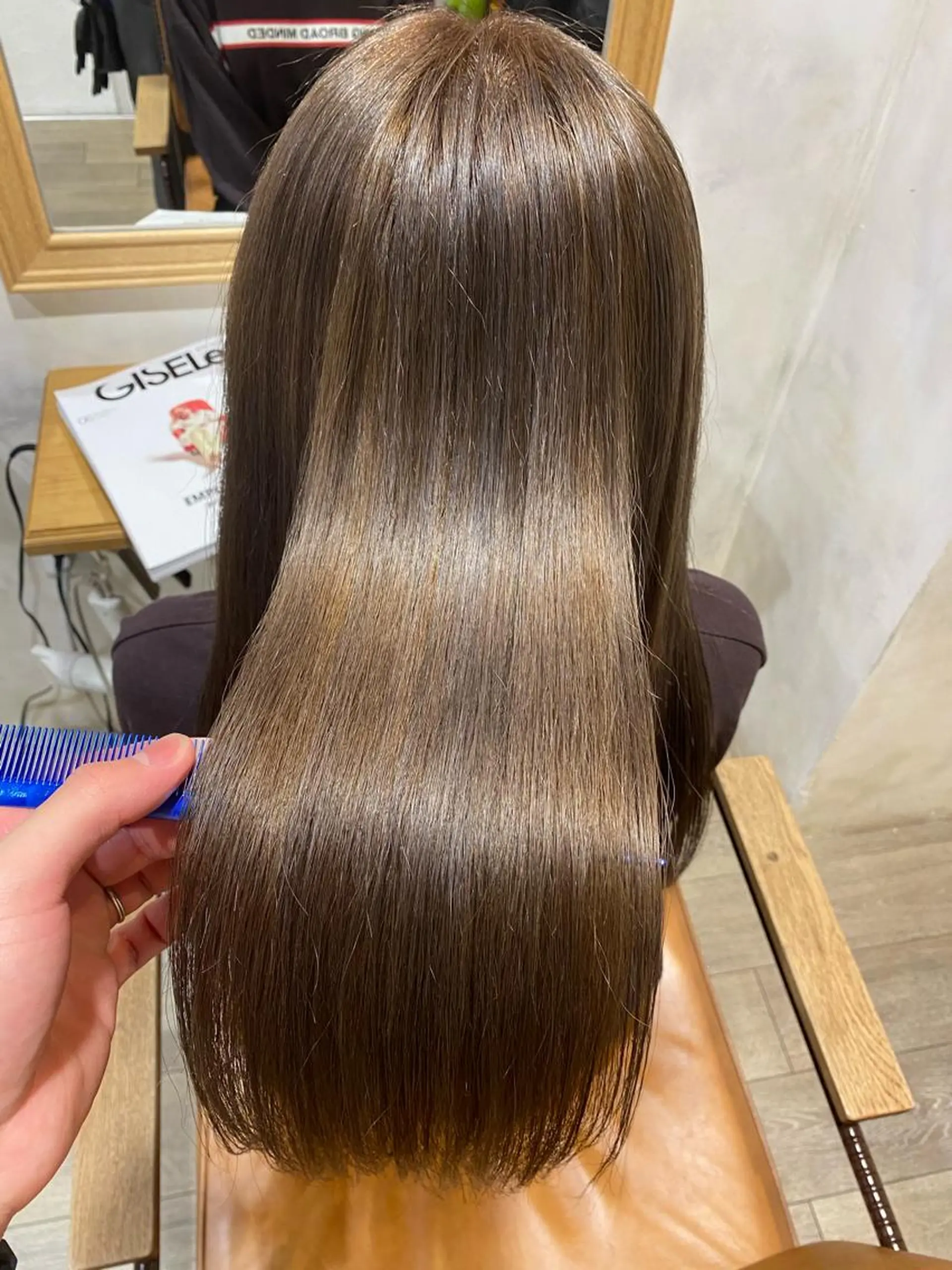 カラー パーマ 縮毛矯正 Keshiki大名 安部 真輝のヘアスタイル