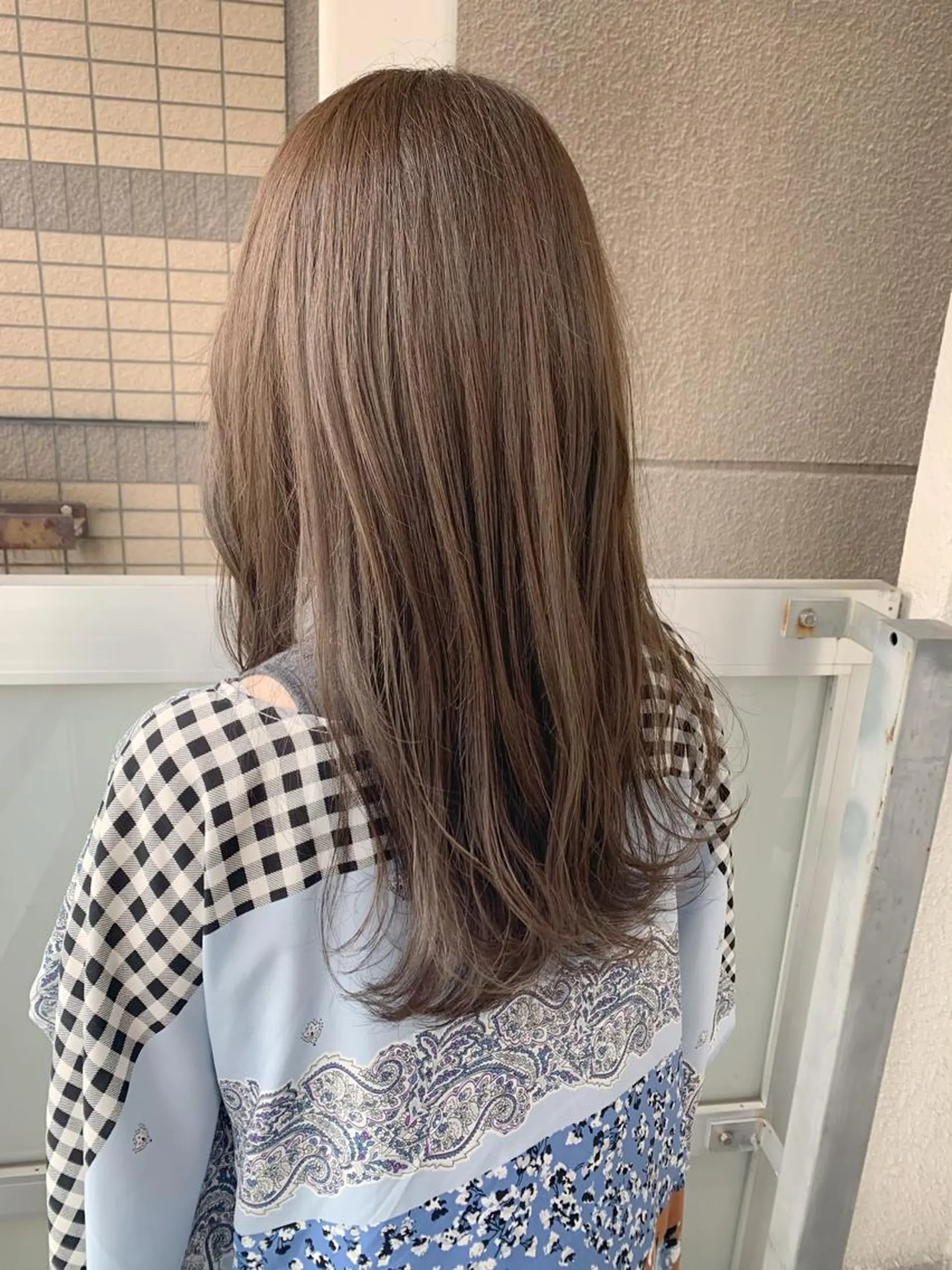 ロング カラー 古田 昂也のヘアスタイル