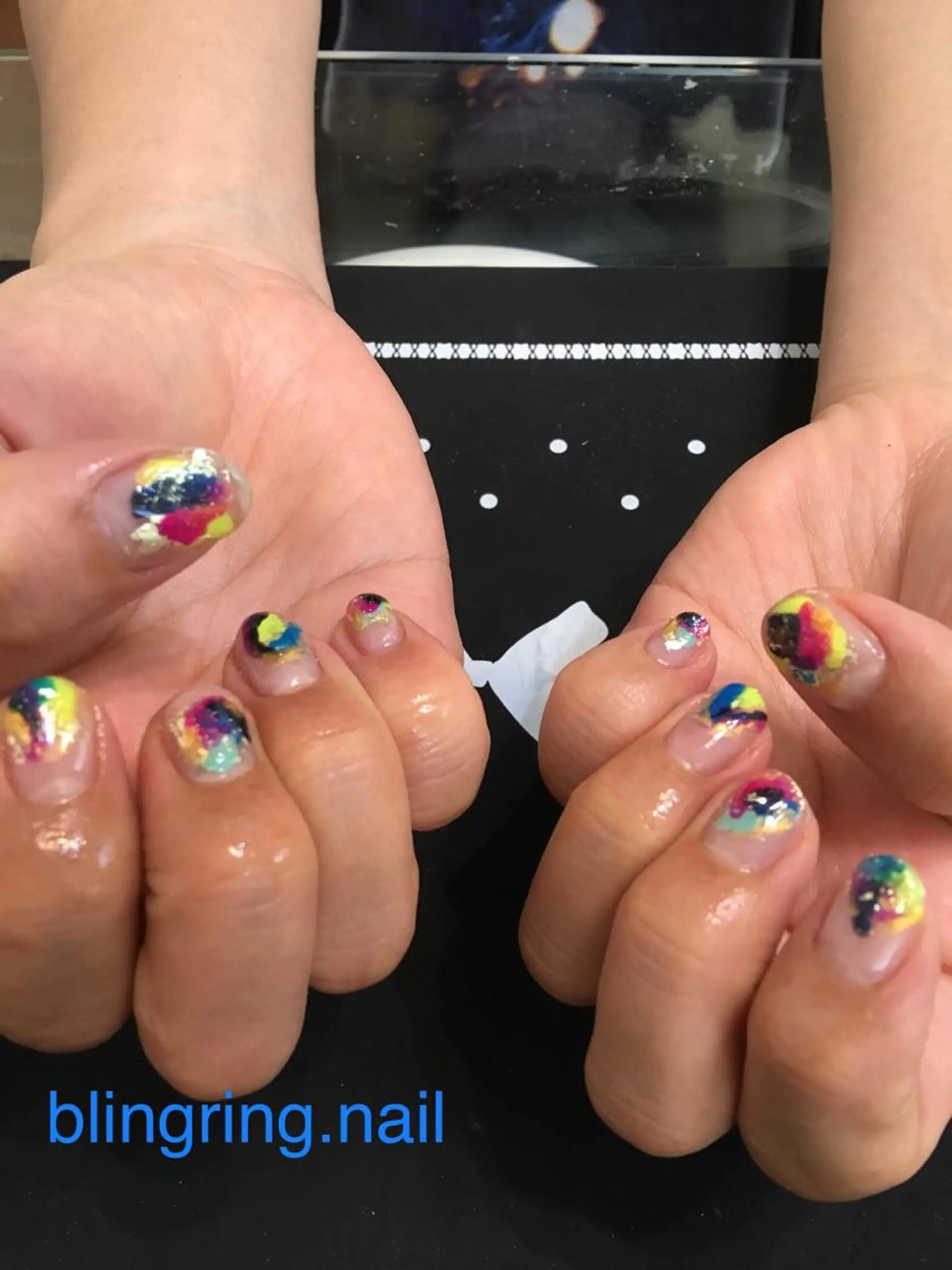 ネイル クリアネイル ハンドネイル 🌈KANÅKO 🌈のネイルデザイン