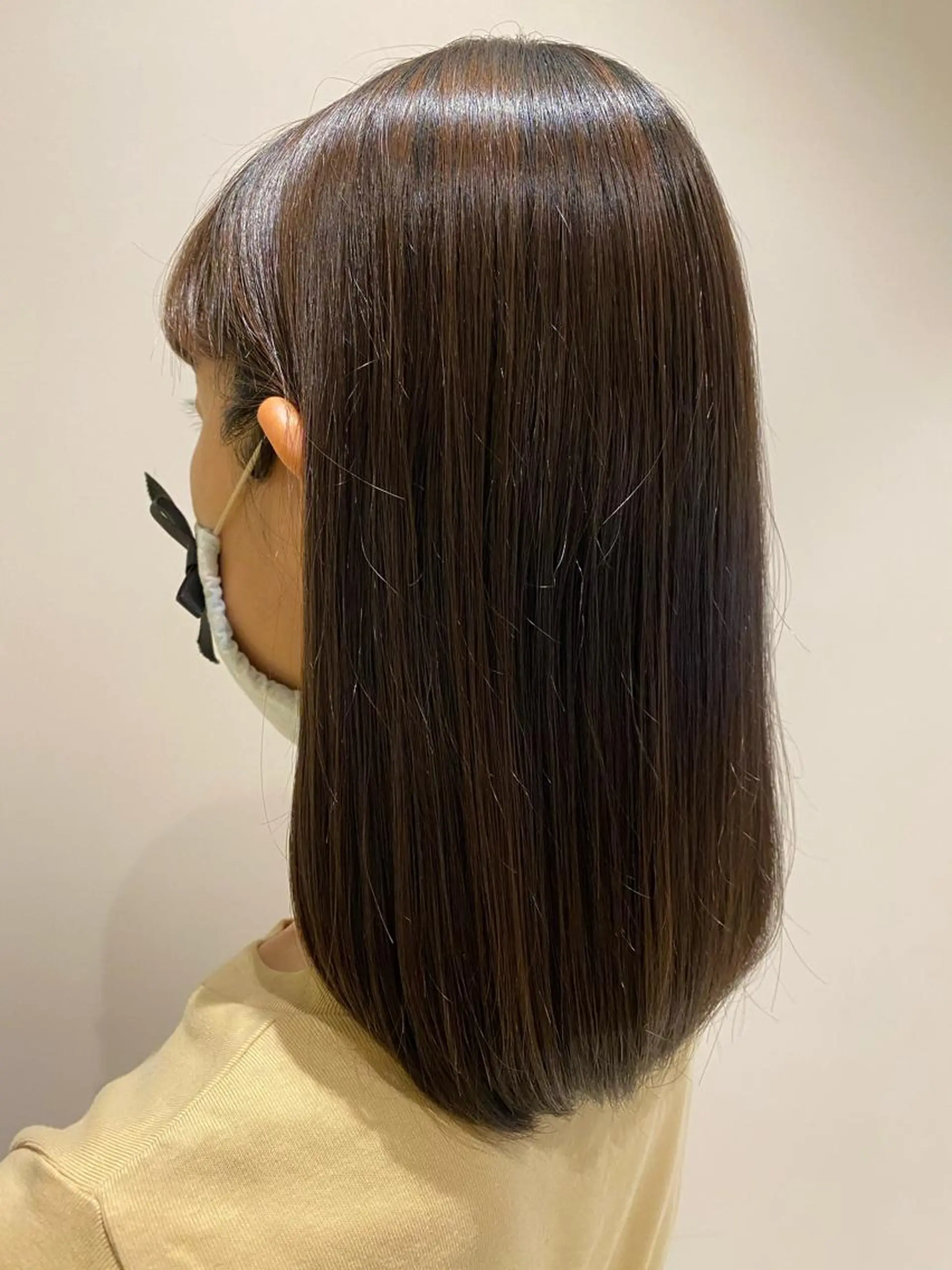 ミディアム 髪質改善 縮毛矯正 トリートメント カット 縮毛矯正 トリートメント 艶髪🌿美髪 大塚礼乃【西荻窪】のヘアスタイル