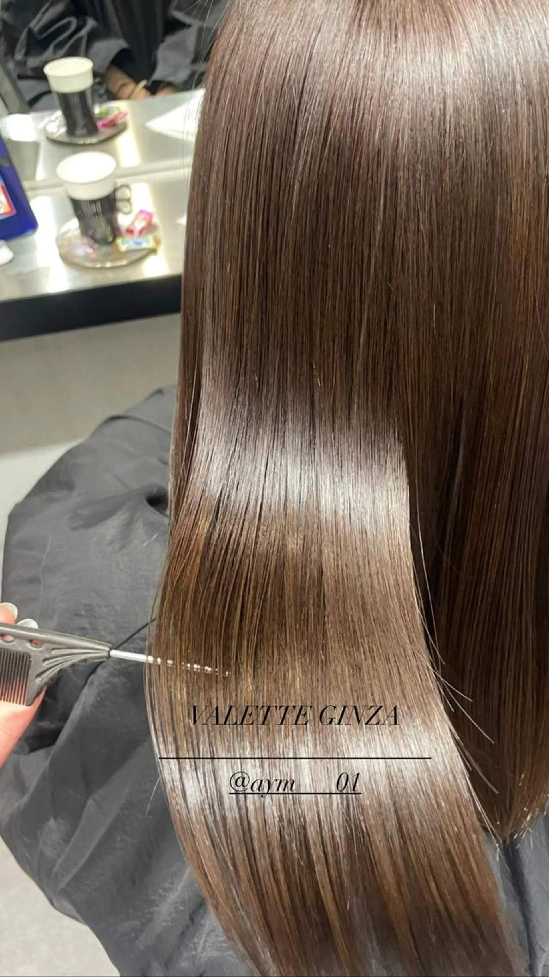 セミロング カラー 銀座/韓国ヘア🤍 レイヤーAYUMIのヘアスタイル