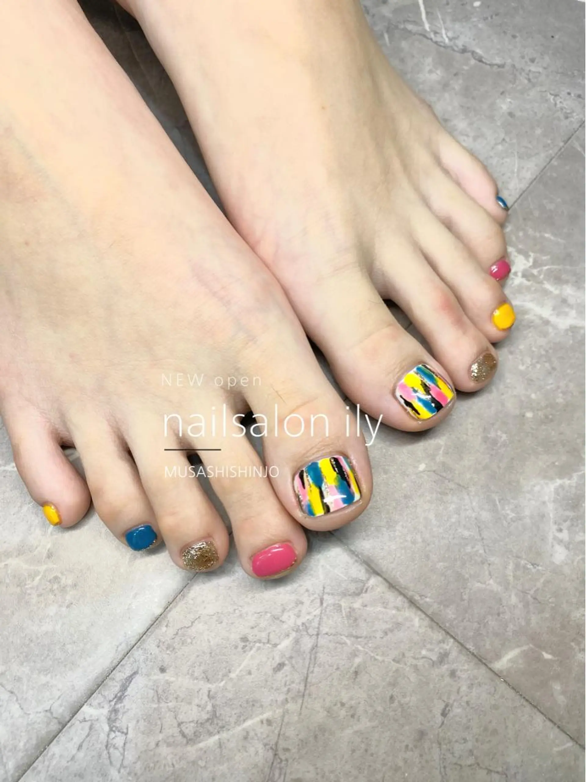 ネイル フットネイル nail salon ily 武蔵新城のネイルデザイン