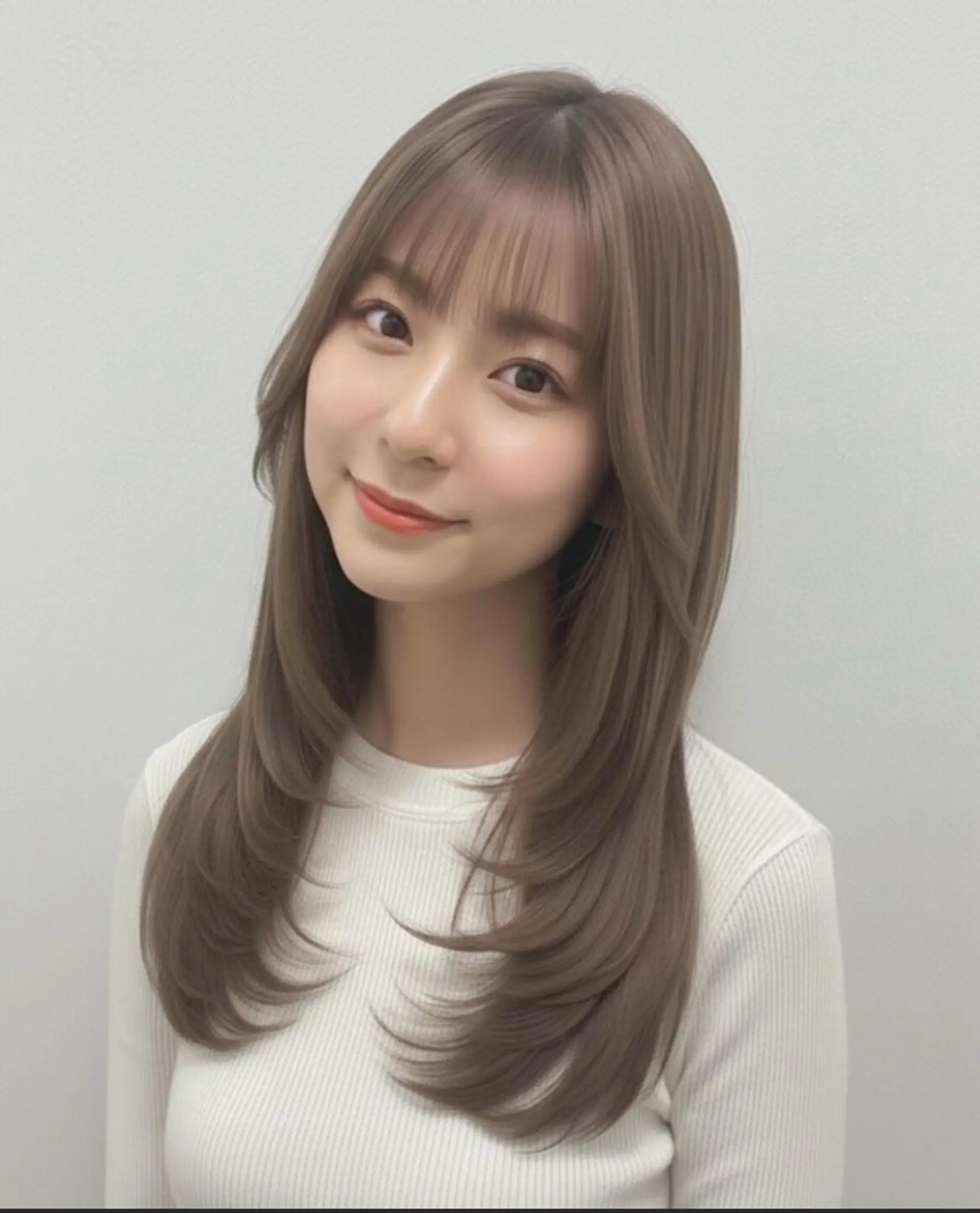 ロング カラー カット ヘアカラー トリートメント ボブ 西宮北口/みなみのヘアスタイル