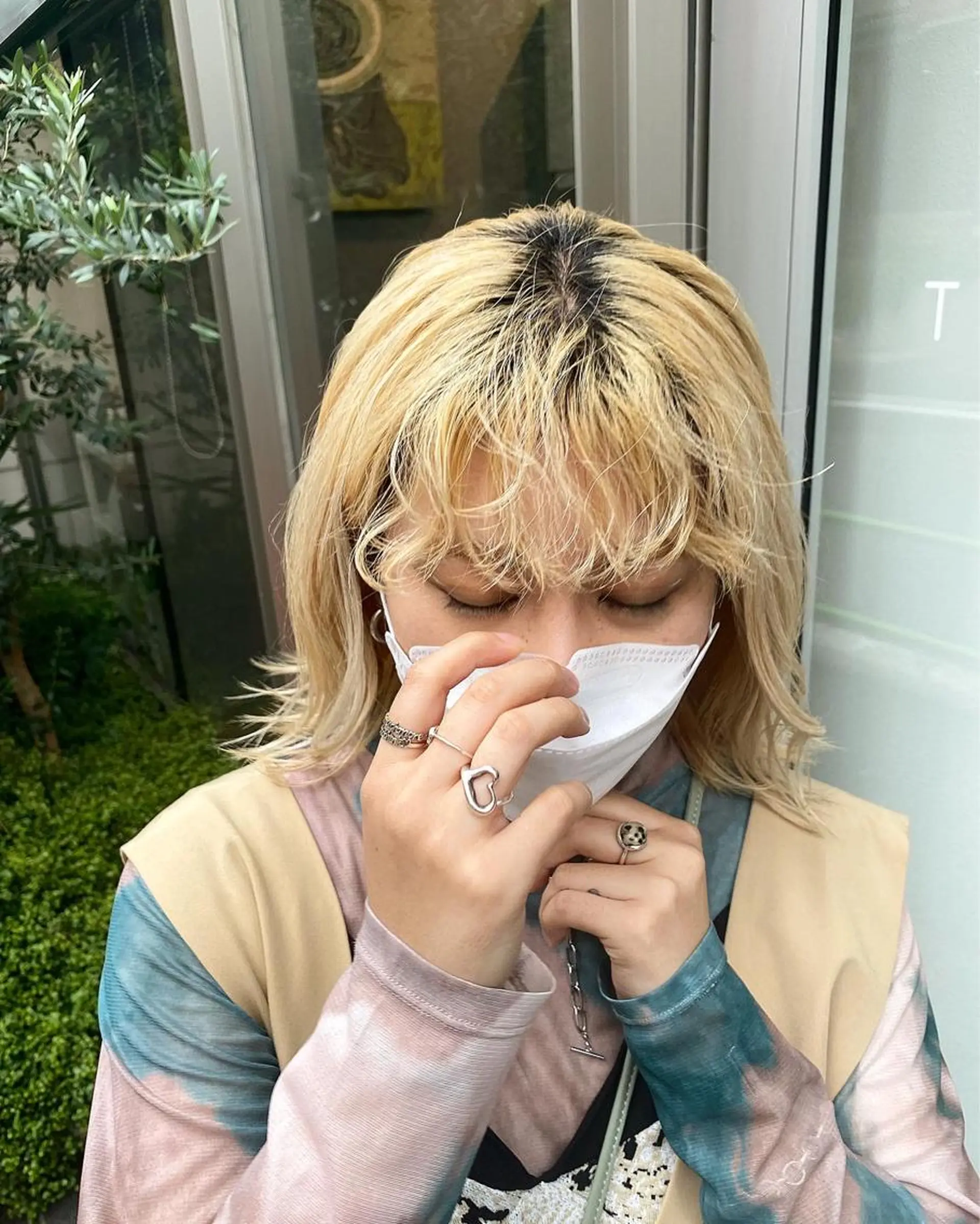 ミディアム 低ダメージパーマ ケアパーマ/武田明大のヘアスタイル