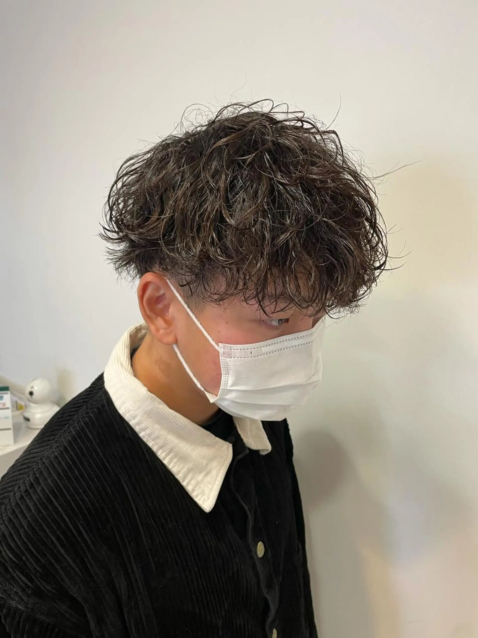 ショート パーマ メンズ メンズパーマ 波巻きパーマ スパイラルパーマ パーマ メンズパーマのプロ 川野翔太のヘアスタイル