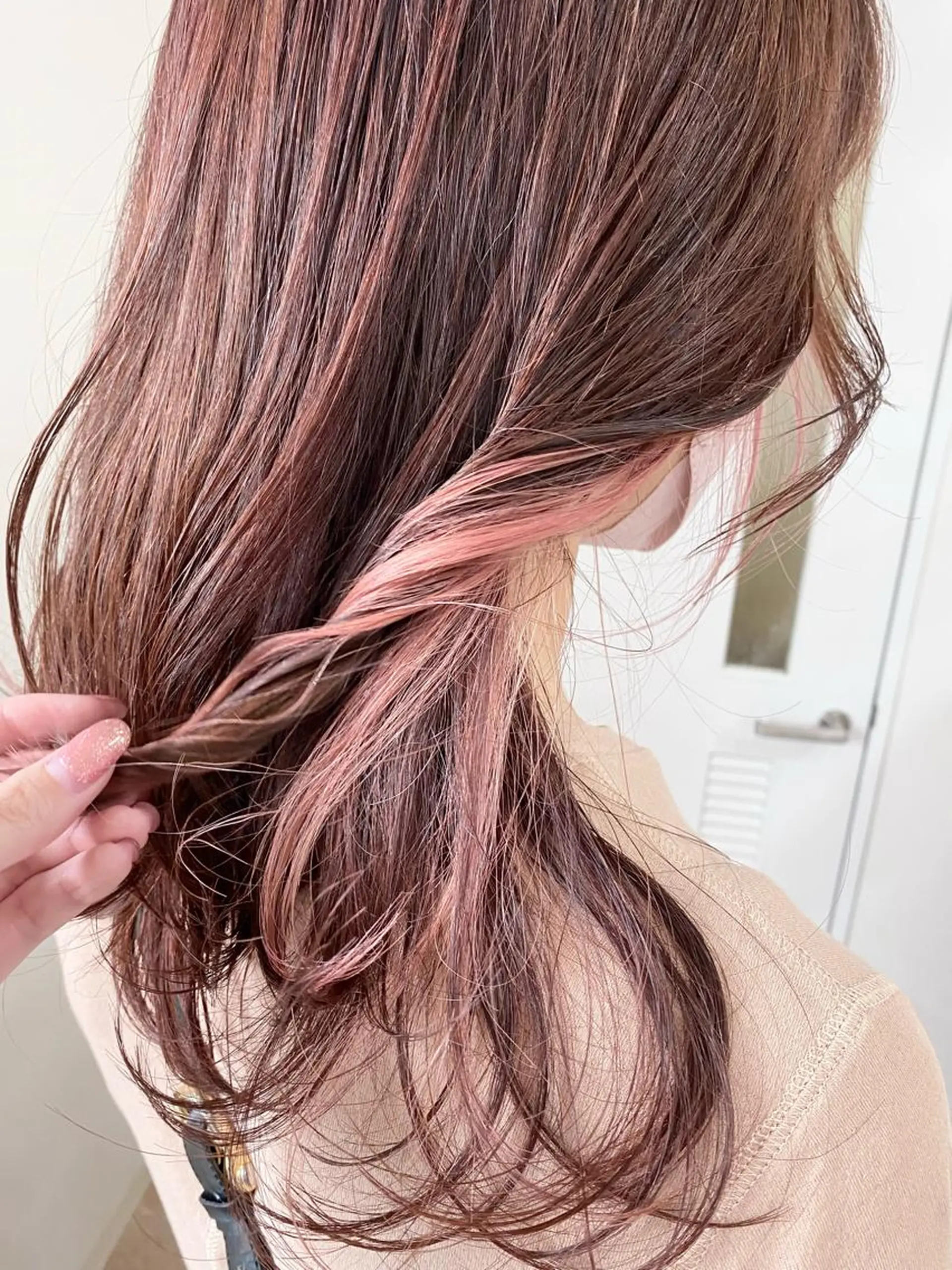 セミロング カラー ヘアアレンジ ひなの .のその他イメージ